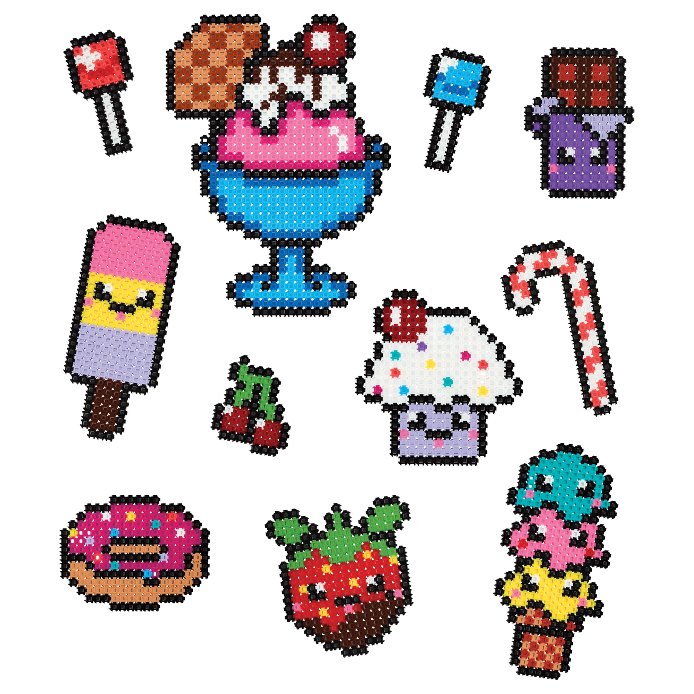 Simbrix Feature Pack So Sweet - 2500+ Piece Reusable Building Set for Creative Play 10