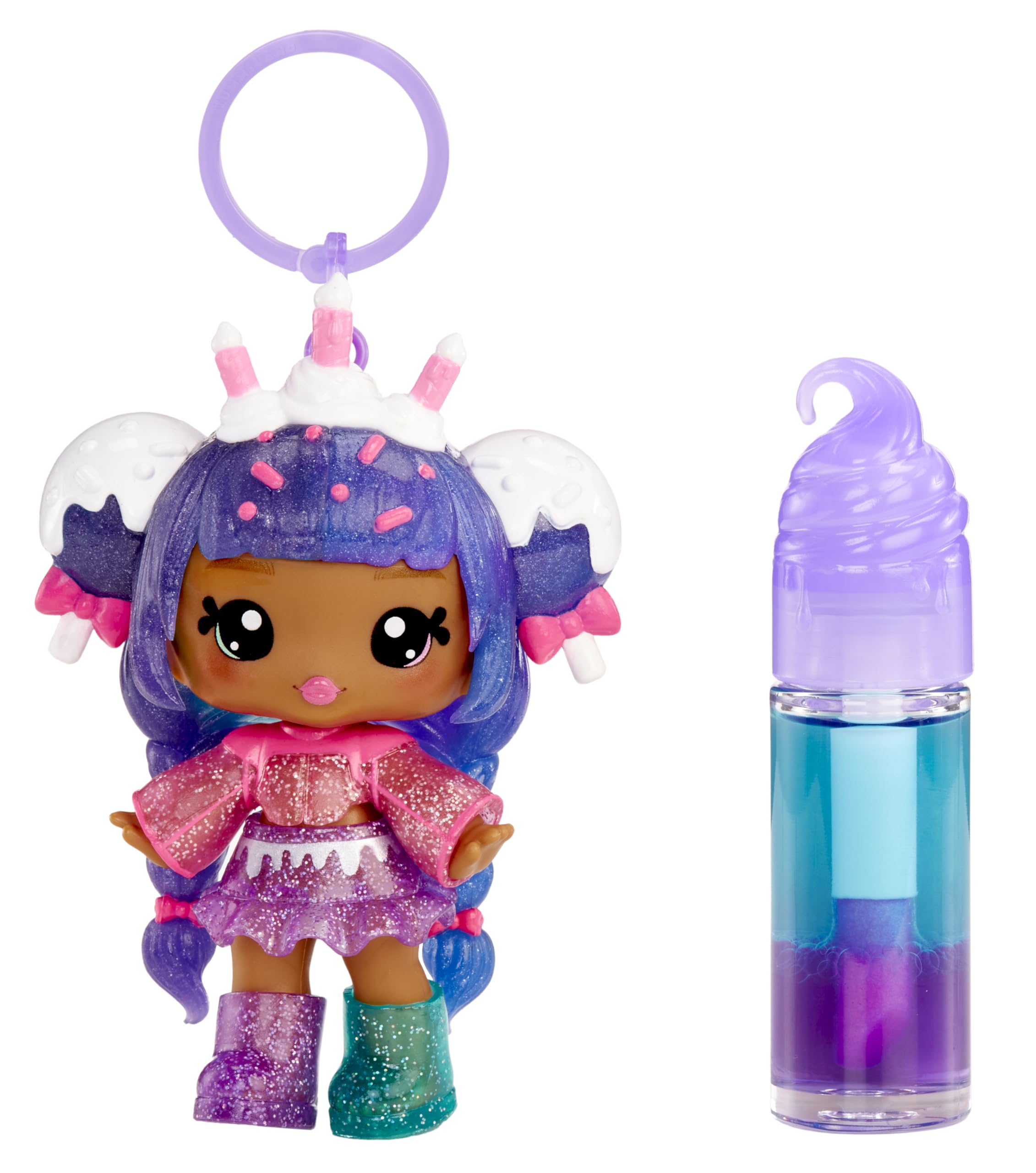 Yummiland Carly Cakepop Doll - Mystery Color Change Lip Gloss Playset for Ages 4+ 8