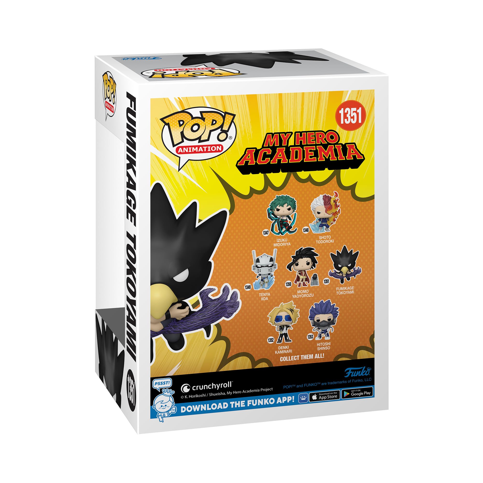 Funko Pop! Animation: My Hero Academia - Fumikage Tokoyami and Dark Shadow (Fallen Angel) Vinyl Figure 8