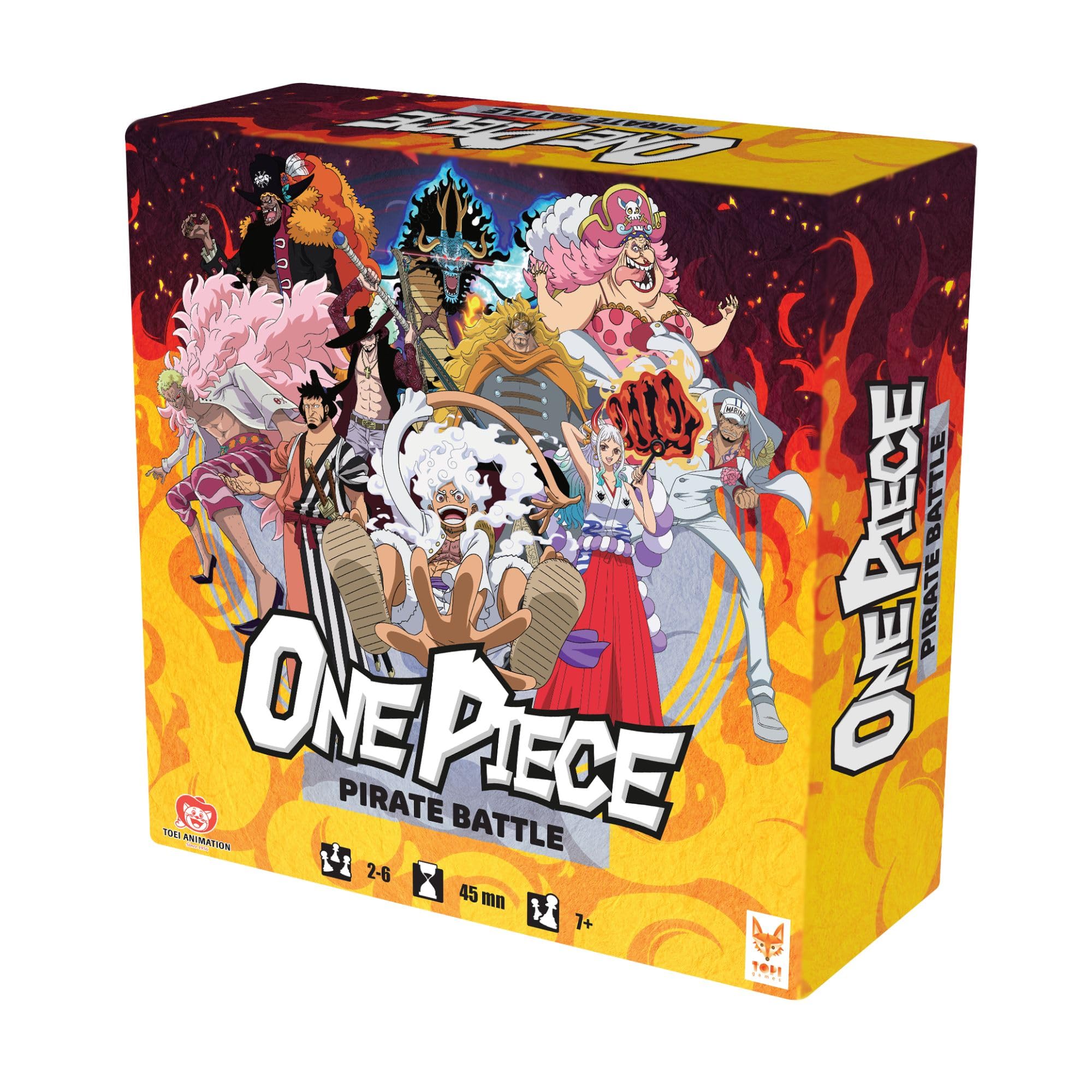 Topi Games One Piece Pirate Battle Deck Building Board Game | 2-6 Players | Ages 7+ | 45 Min Playtime 1
