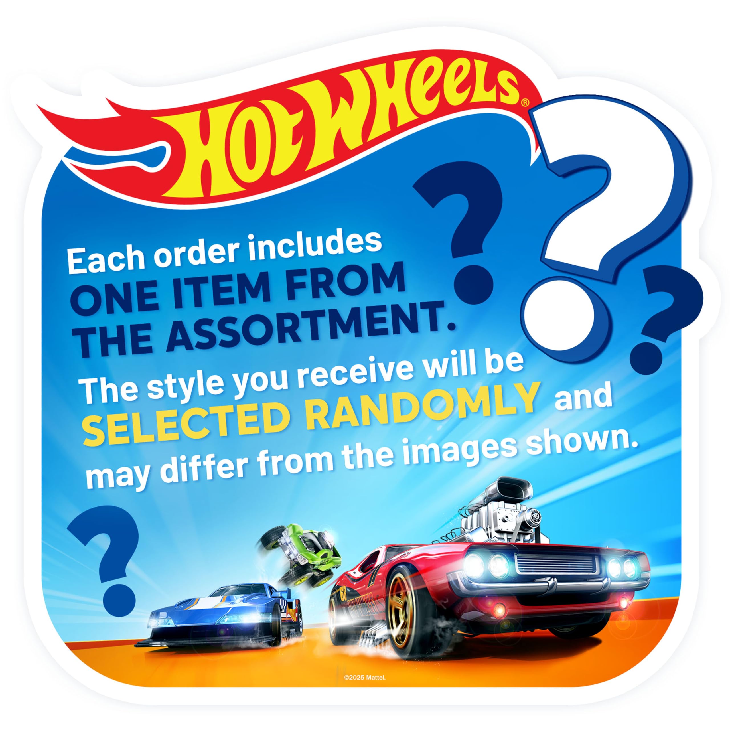Hot Wheels Monster Trucks 1:64 Scale Die-Cast Assortment with Giant Wheels 3