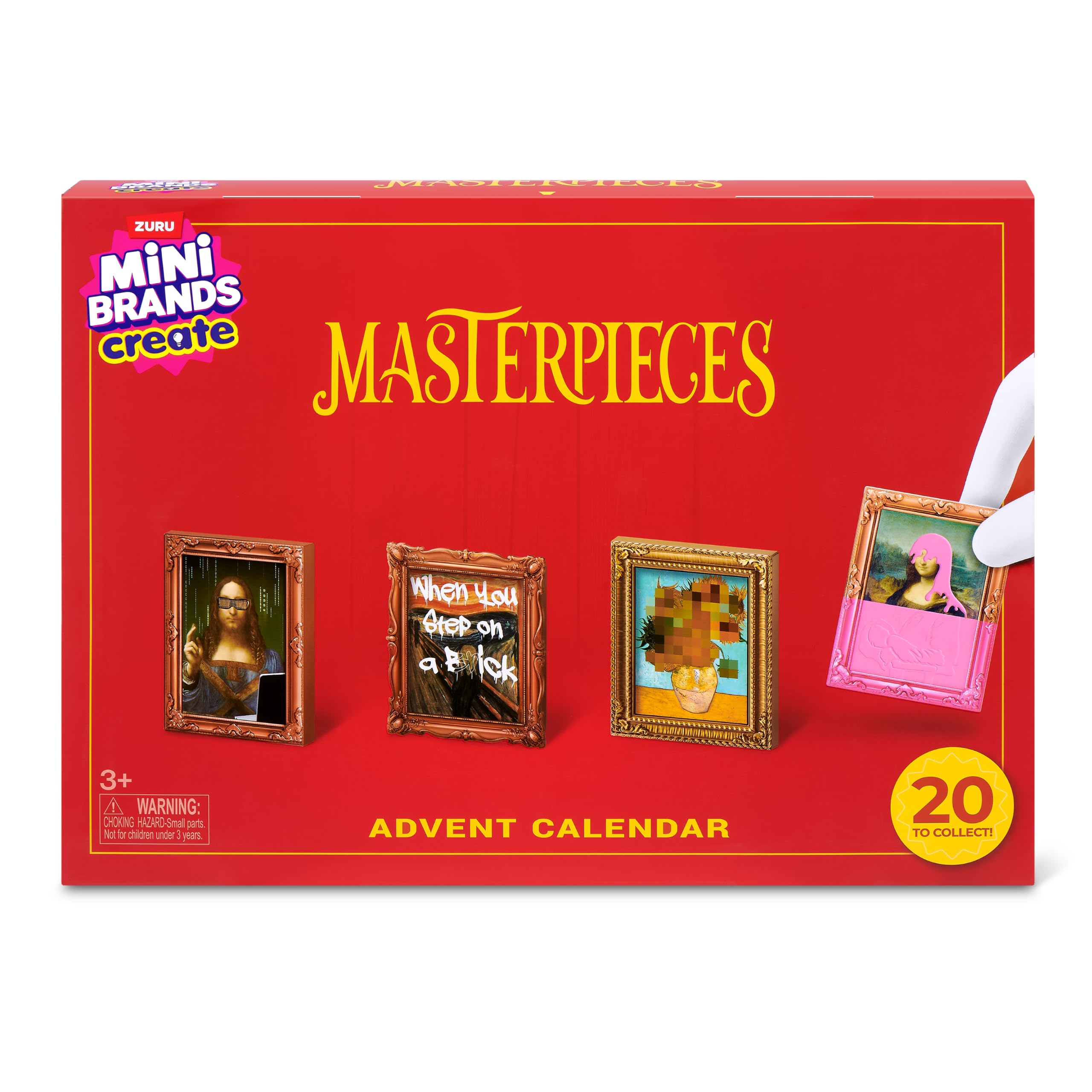 Mini Brands Mini Masterpieces Advent Calendar Series 1 - 20 Days of Art Discovery | Plastic 6