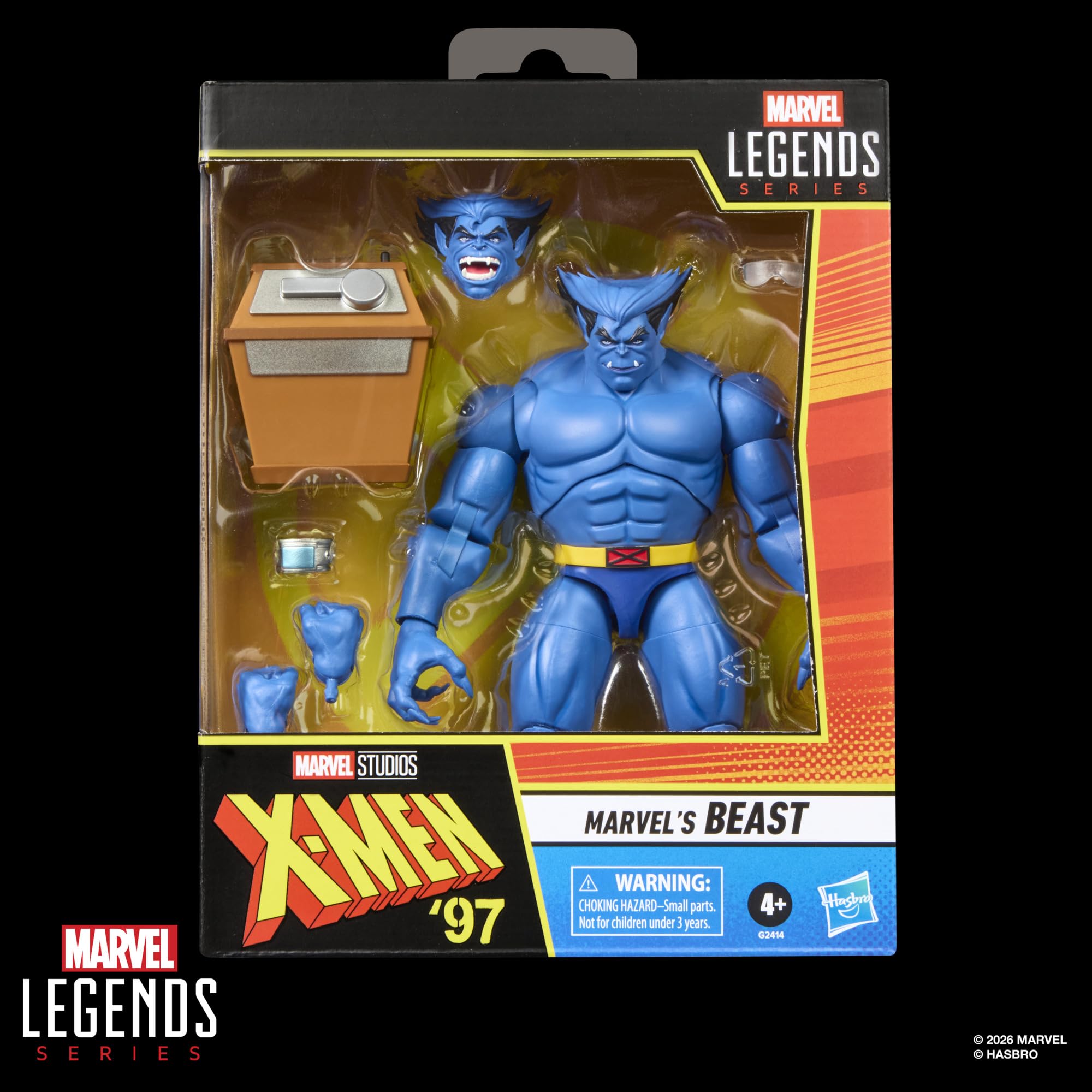 Marvel Legends Series Marvel's Beast X-Men '97 Collectible 15 cm Scale Action Figure | Ages 4+ | Plastic