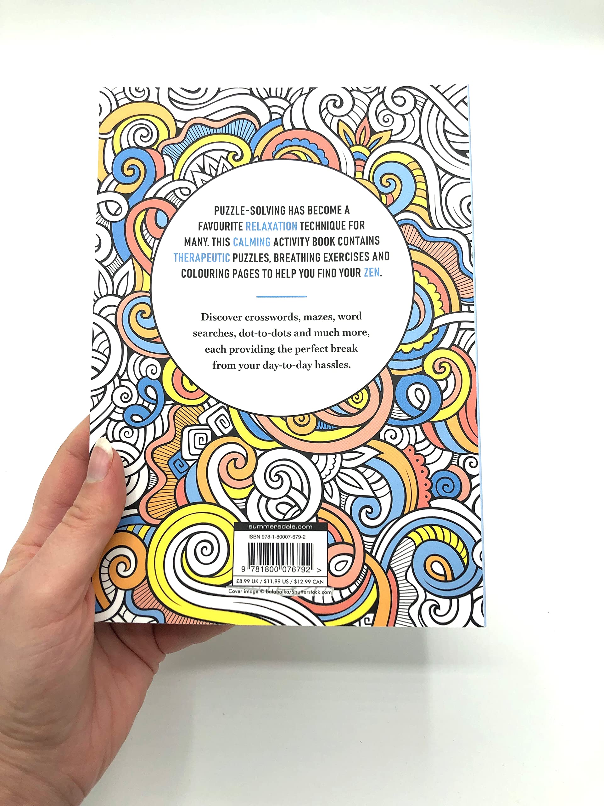 VIE The Mindfulness Activity Book - Calming Puzzles for Relaxation | Paperback 5