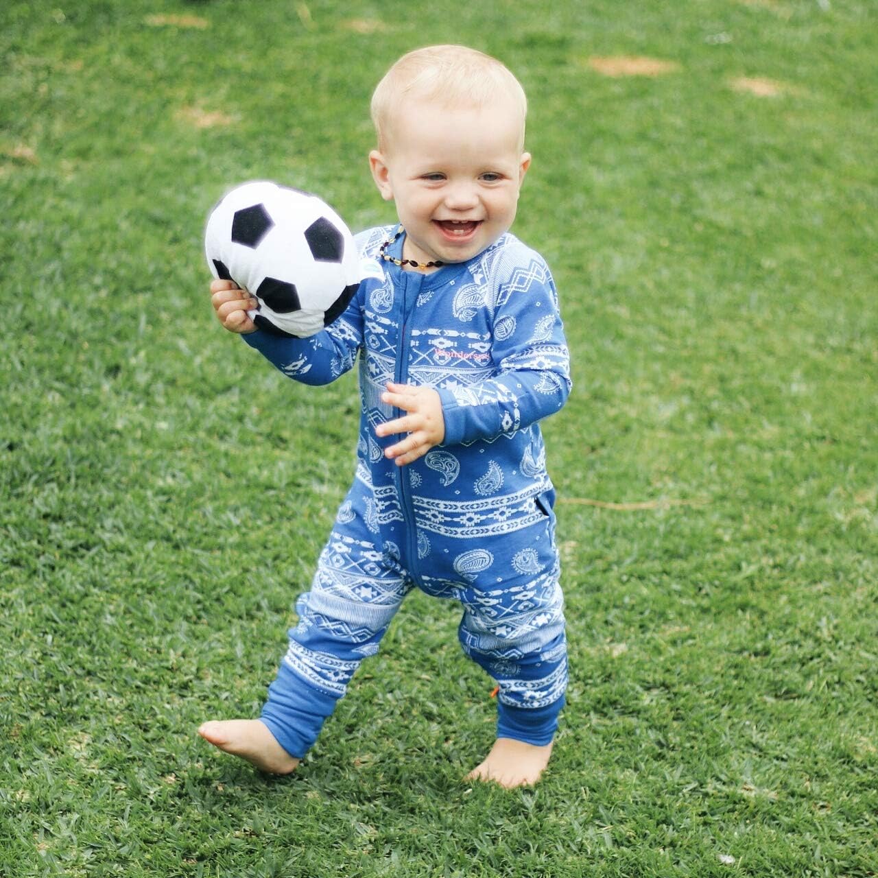 Playgro My First Football - Soft Plush Rattle Ball for Babies 6 Months+ 5