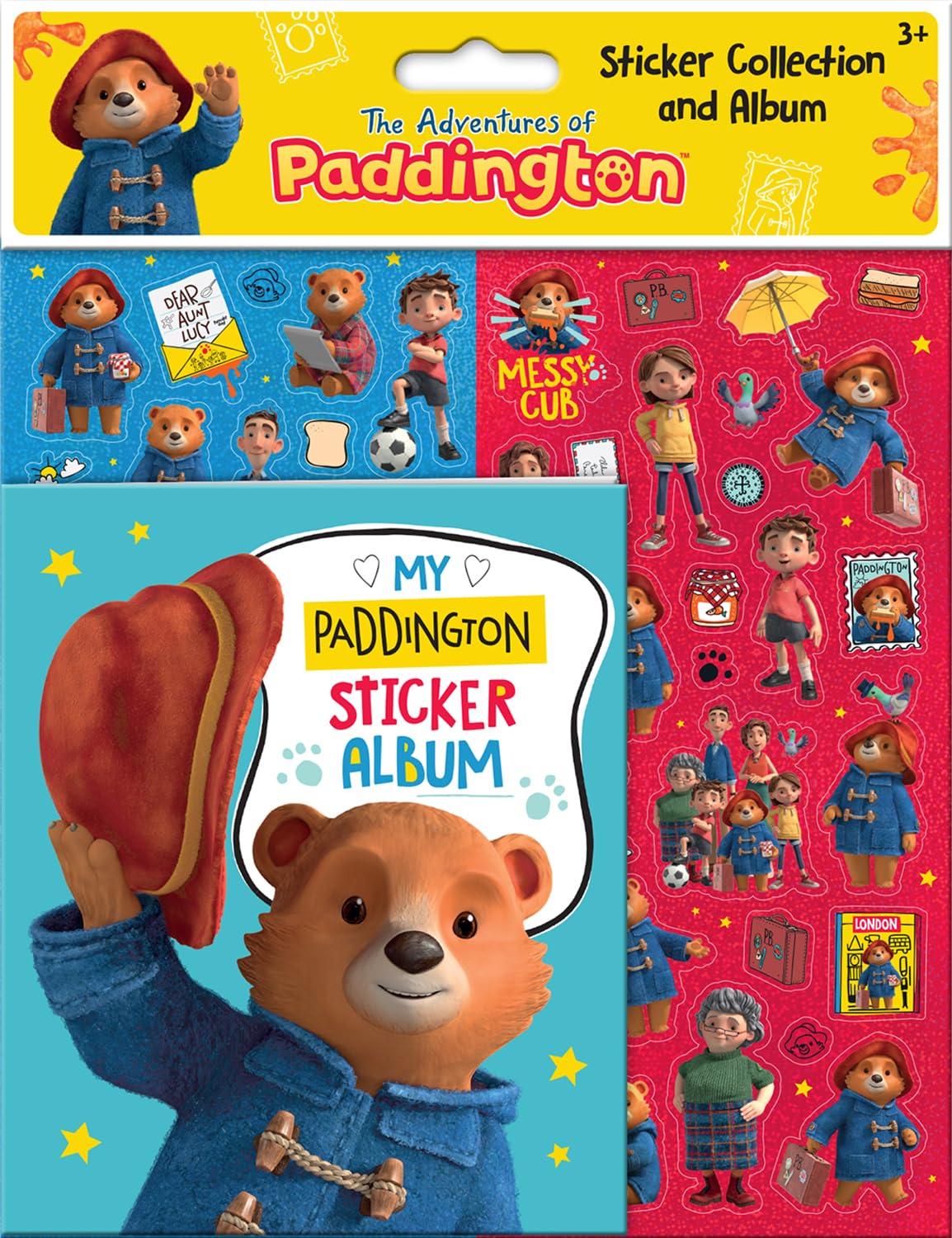 Paper Projects The Adventures of Paddington Sticker Collection and Album | Foiled Stickers | Unisex Children