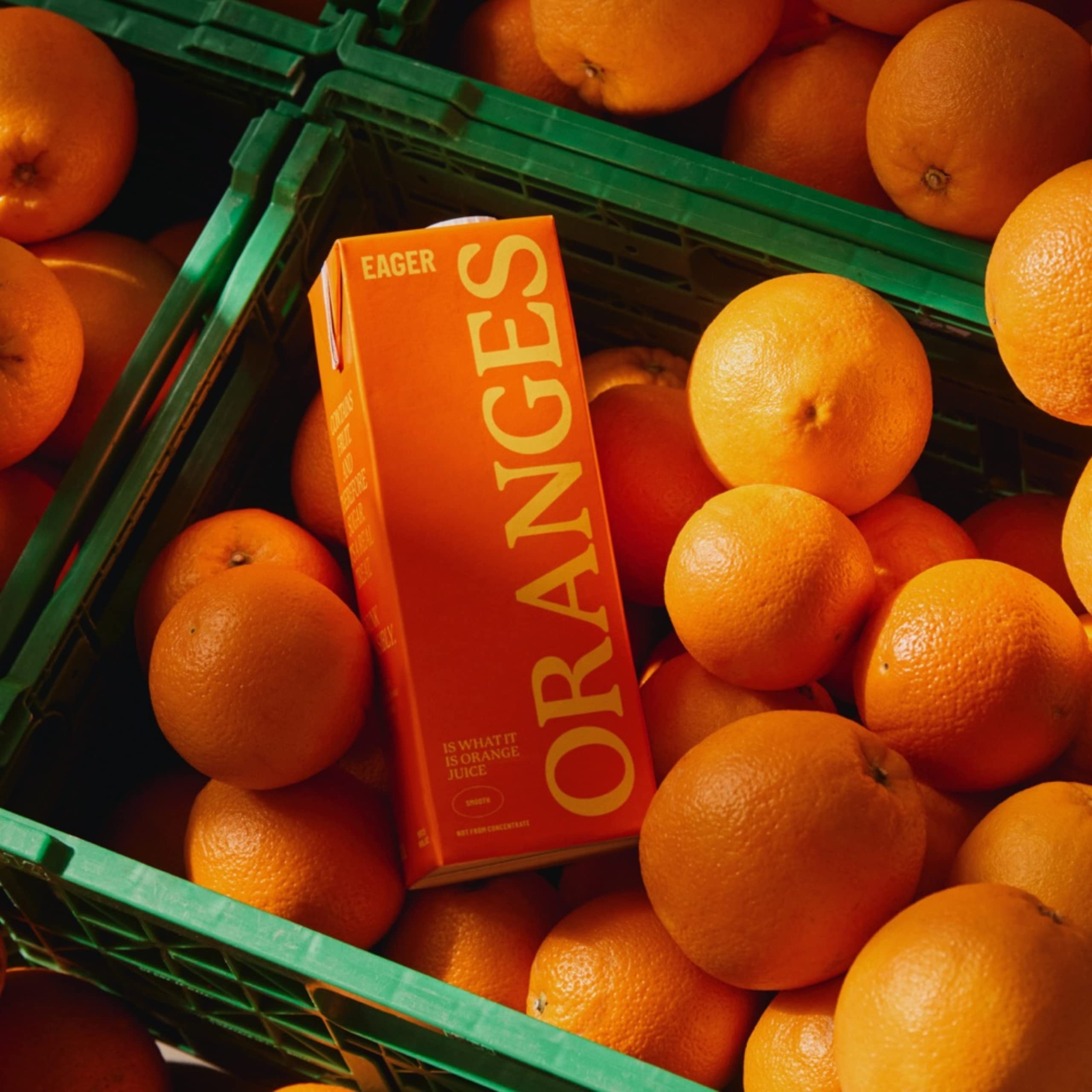 Eager Smooth Orange Juice - 100% Squeezed NFC | 1 Litre 3