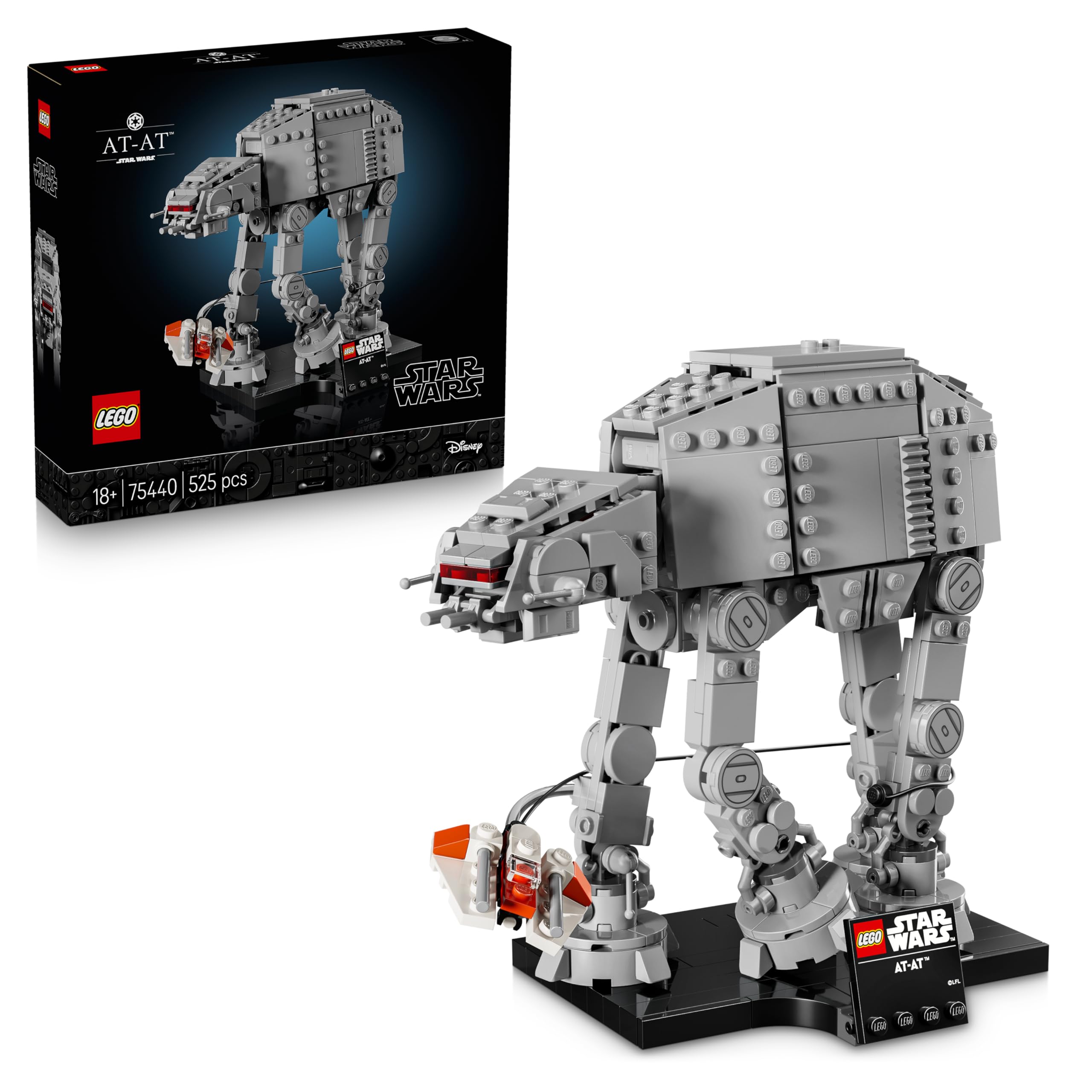 LEGO Star Wars 75440 AT-AT Building Set for Adults | Display Model with Snowspeeder | Ages 18+ 1