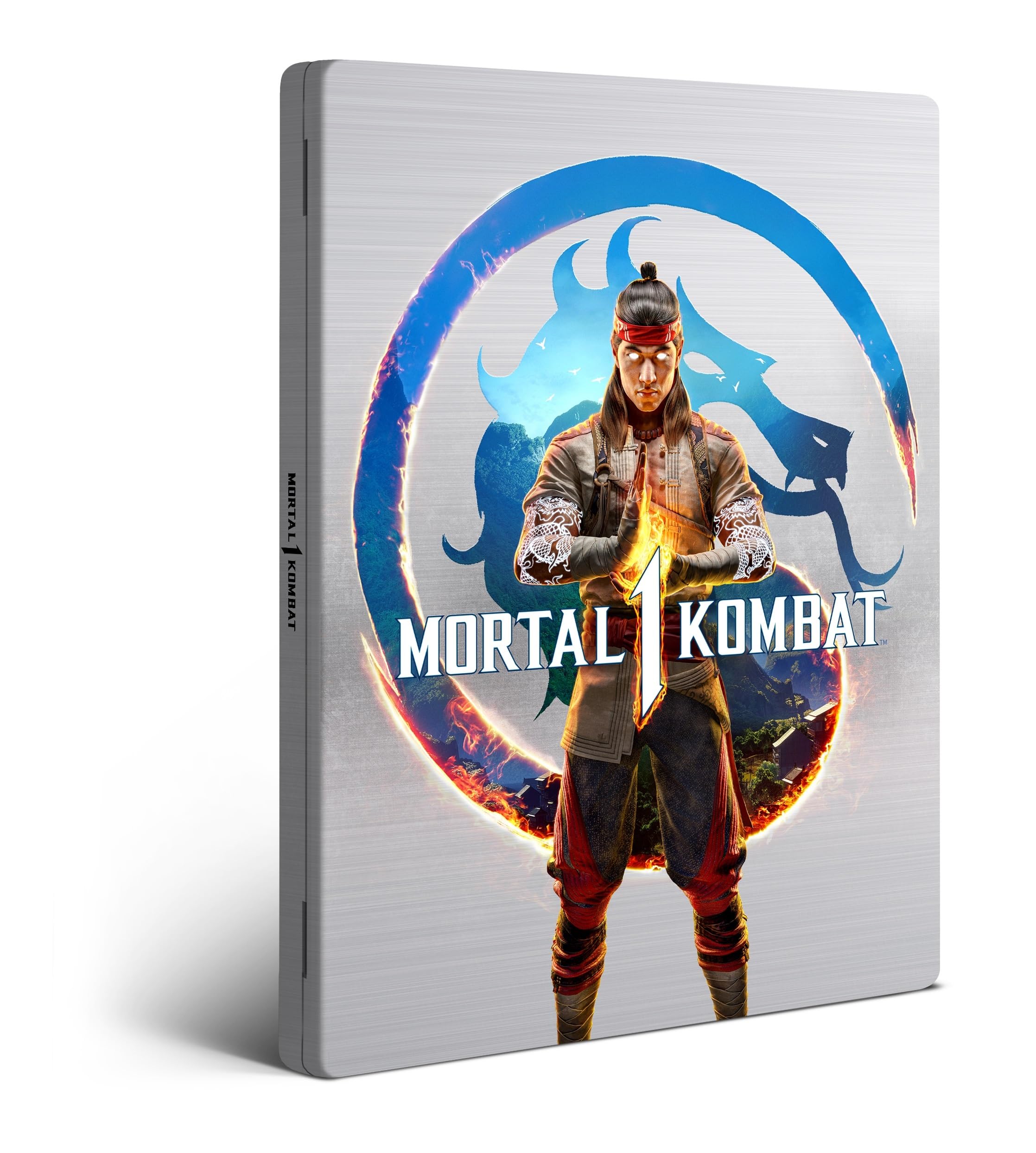 MORTAL KOMBAT 1 SteelBook Case | White | 190x140x20mm 2