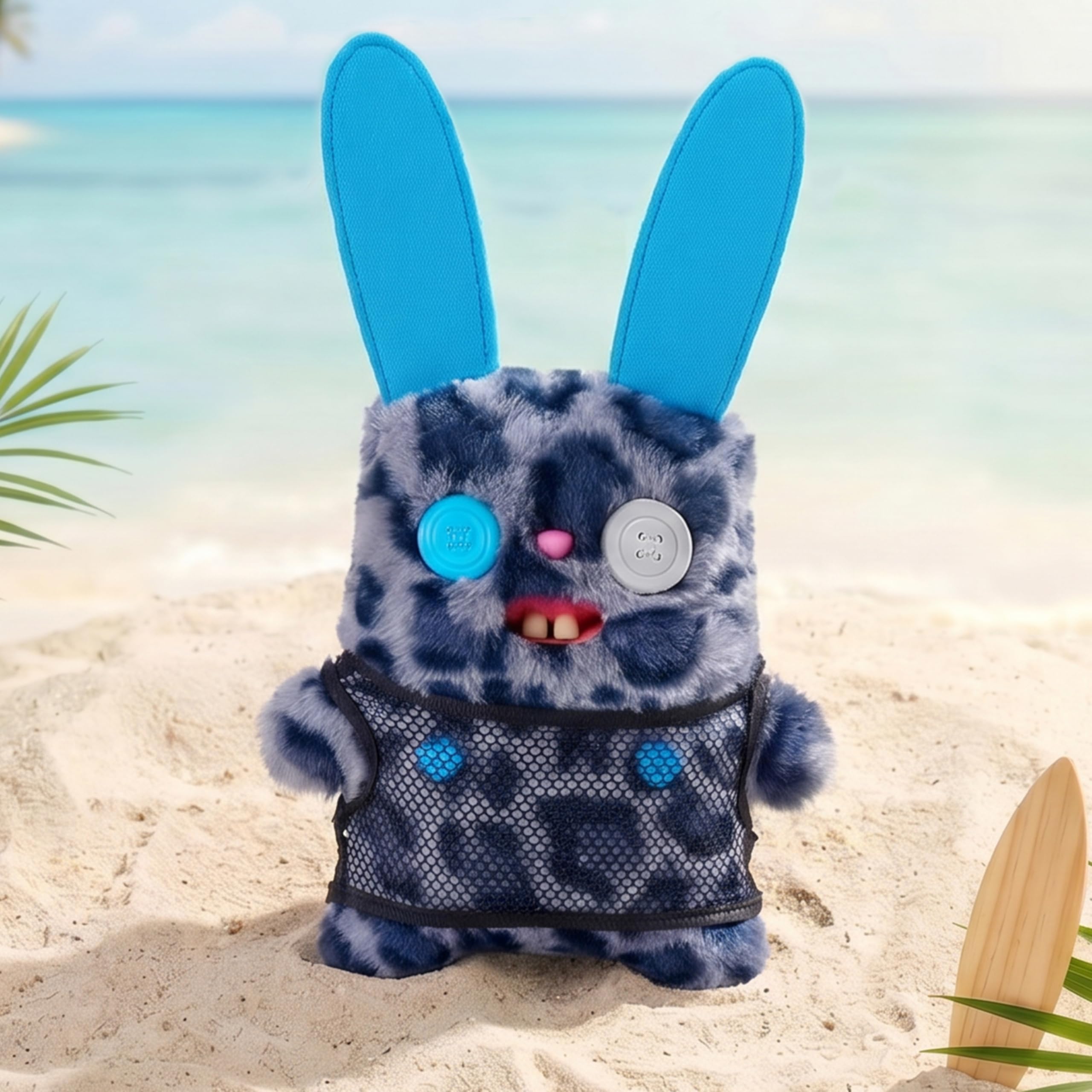Fuggler Rabid Rabbit 9 Inch Soft Doll - Human-Like Teeth | Polyester 3