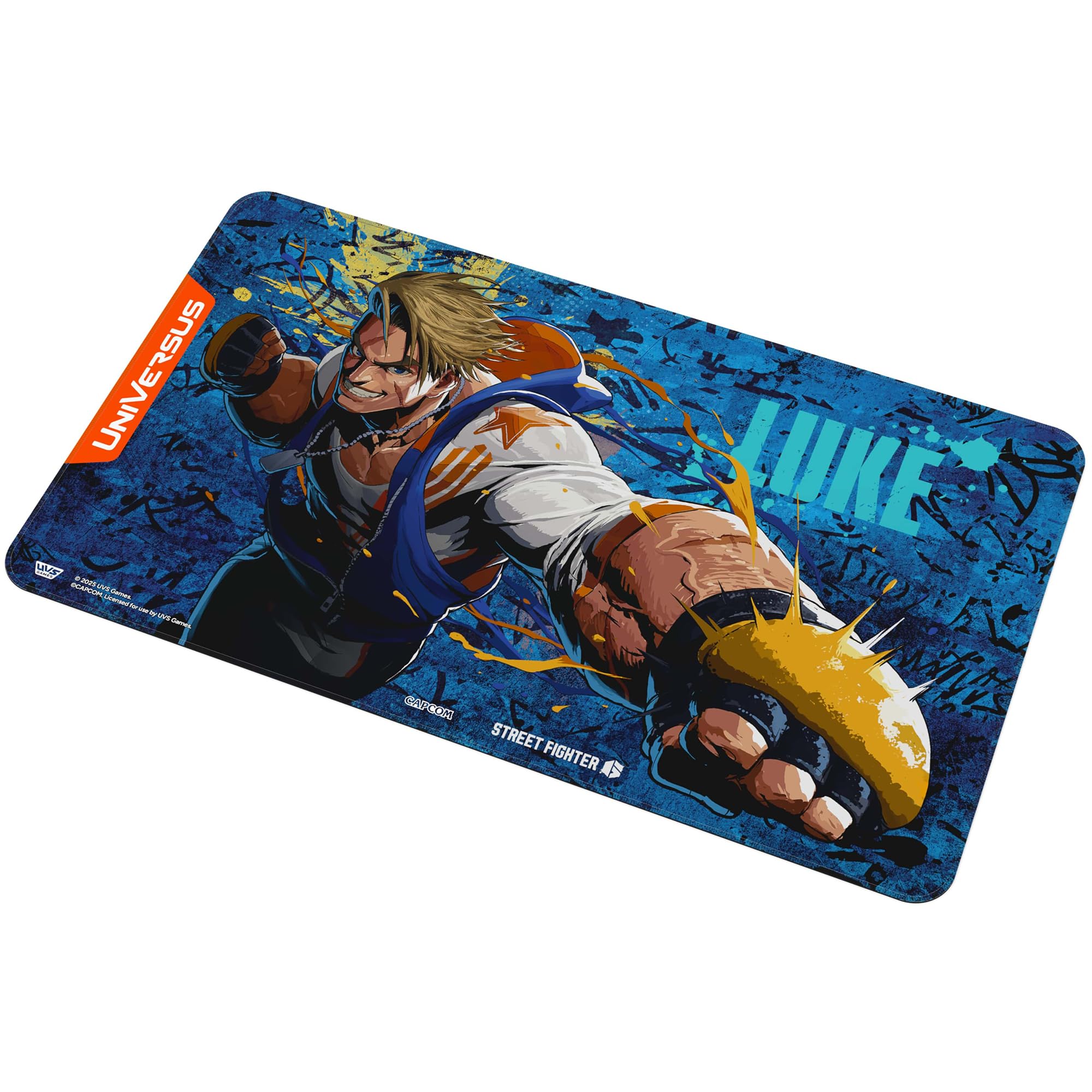 UniVersus Street Fighter 6 Challenger Series Playmat - Luke | 24 x 14 Inches Neoprene 8