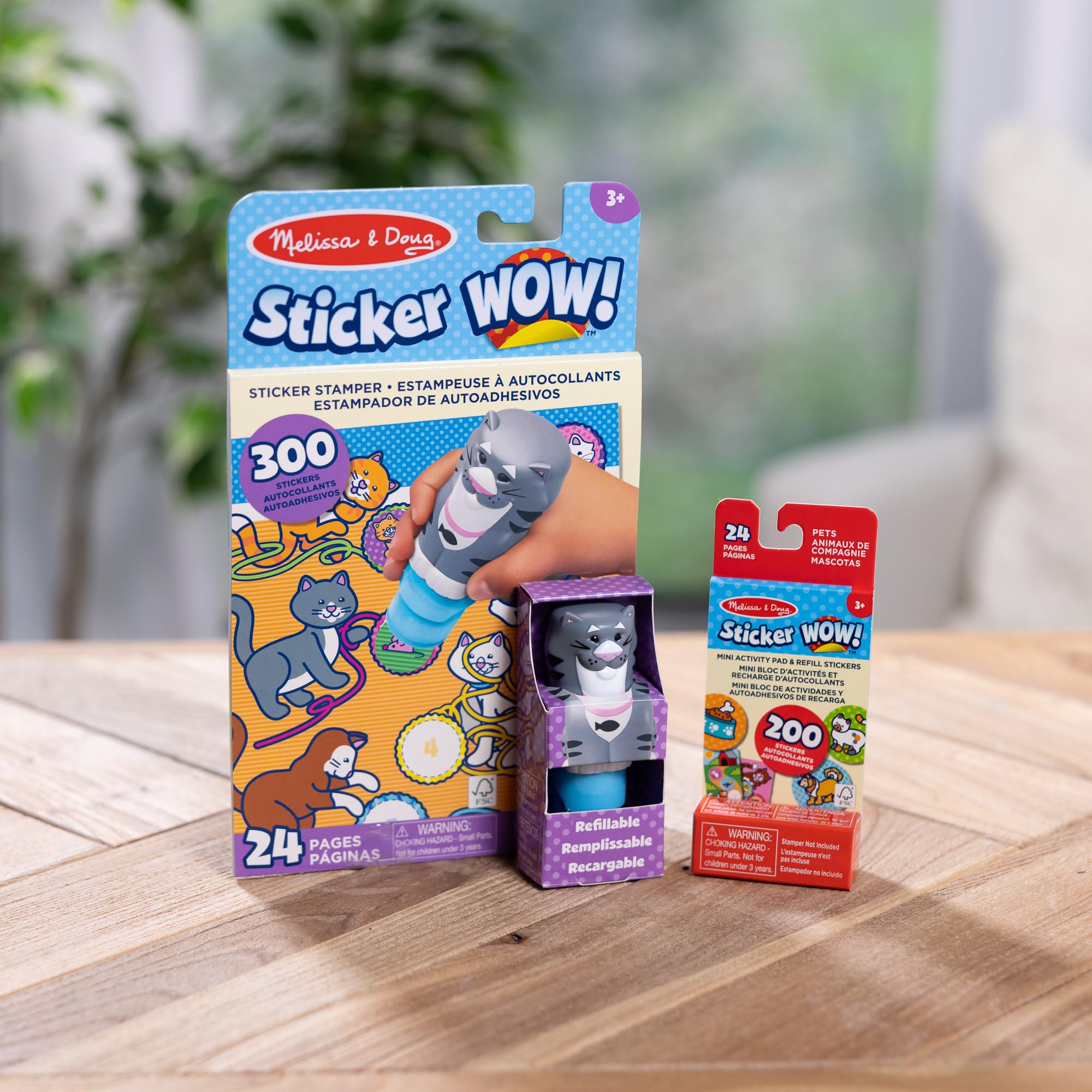 Melissa & Doug Sticker WOW! Cat Bundle - 500 Stickers, 2 Activity Pads 9