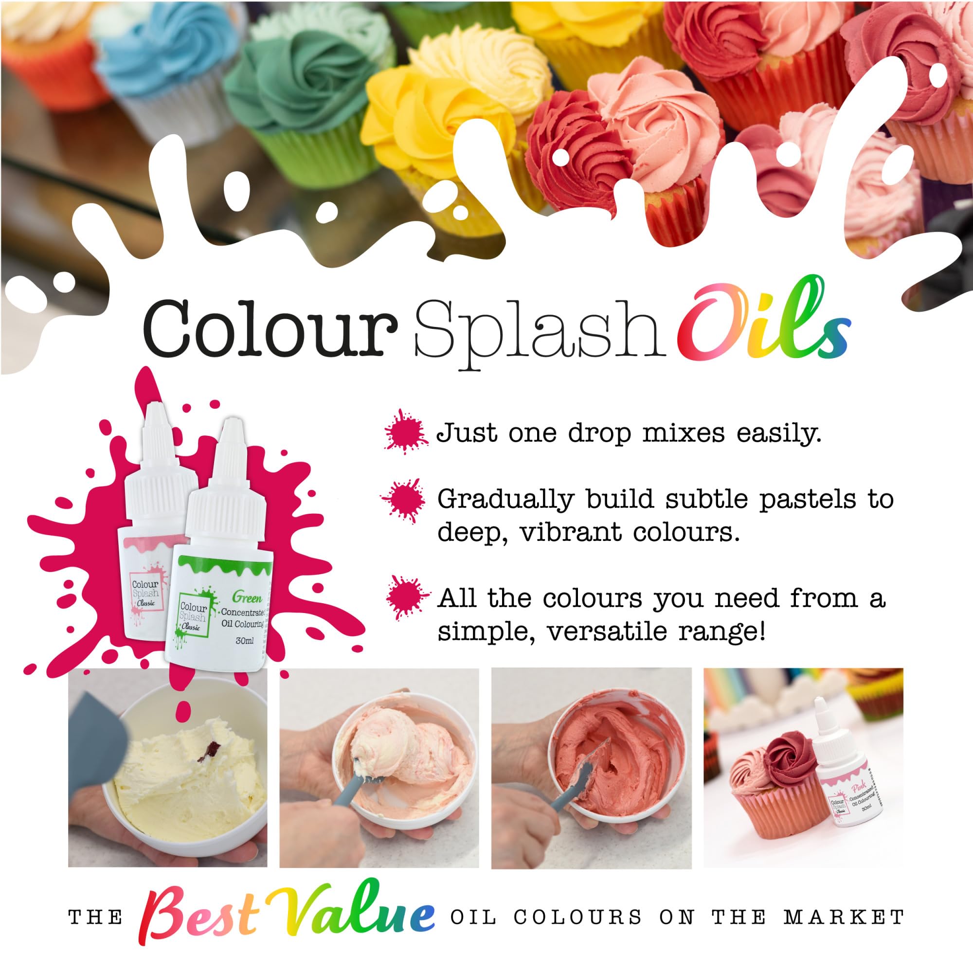 Colour Splash - Red Oil Based Food Colouring for Baking |30ml 13