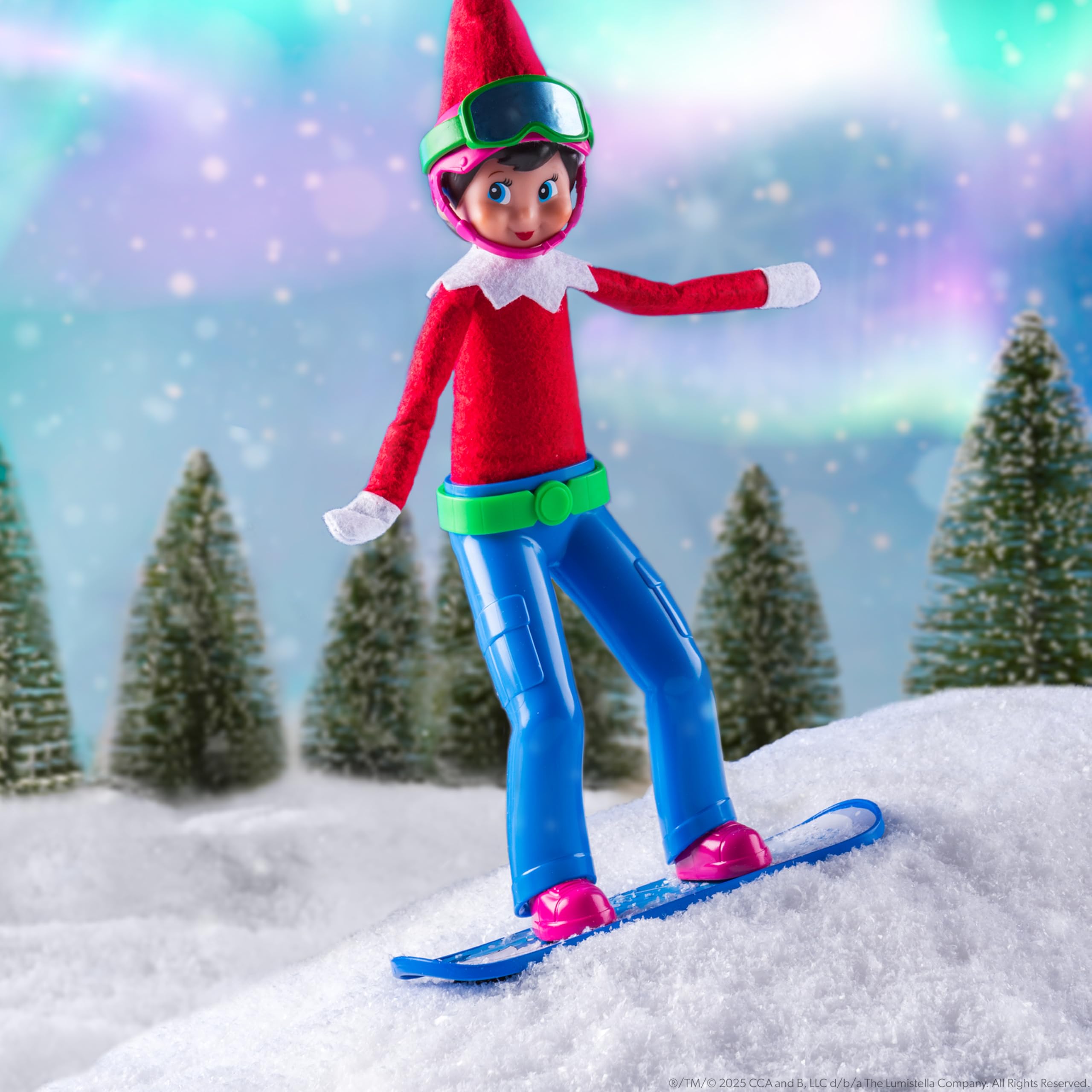 The Elf on the Shelf MagiFreez Swish and Sleigh Snowboard Set - Snowboard E 7