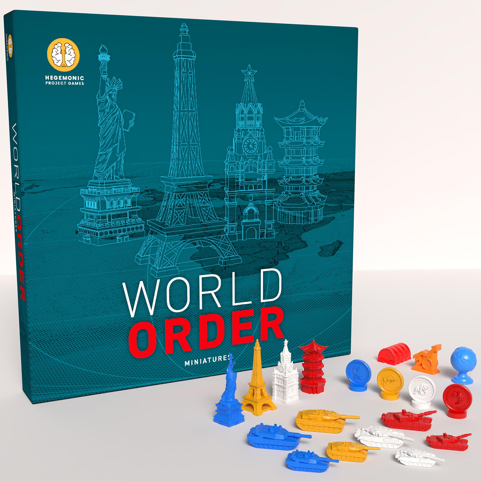 World Order Miniature Pack - 93 Collectible Pieces, 3D Printed, Board Game Accessory 2