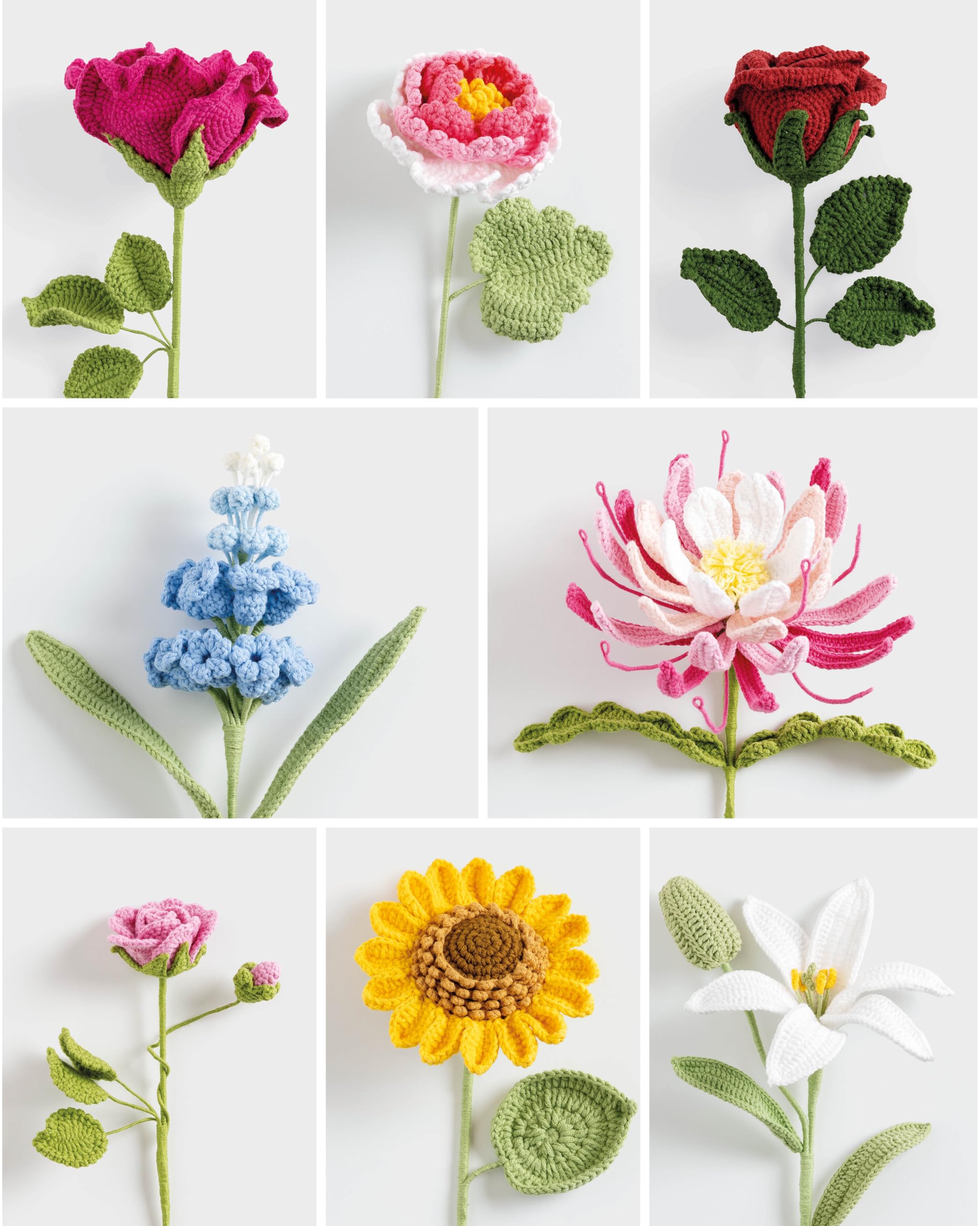 David & Charles Crochet A Flower Bouquet: 35 Handmade Flower & Foliage Patterns 2