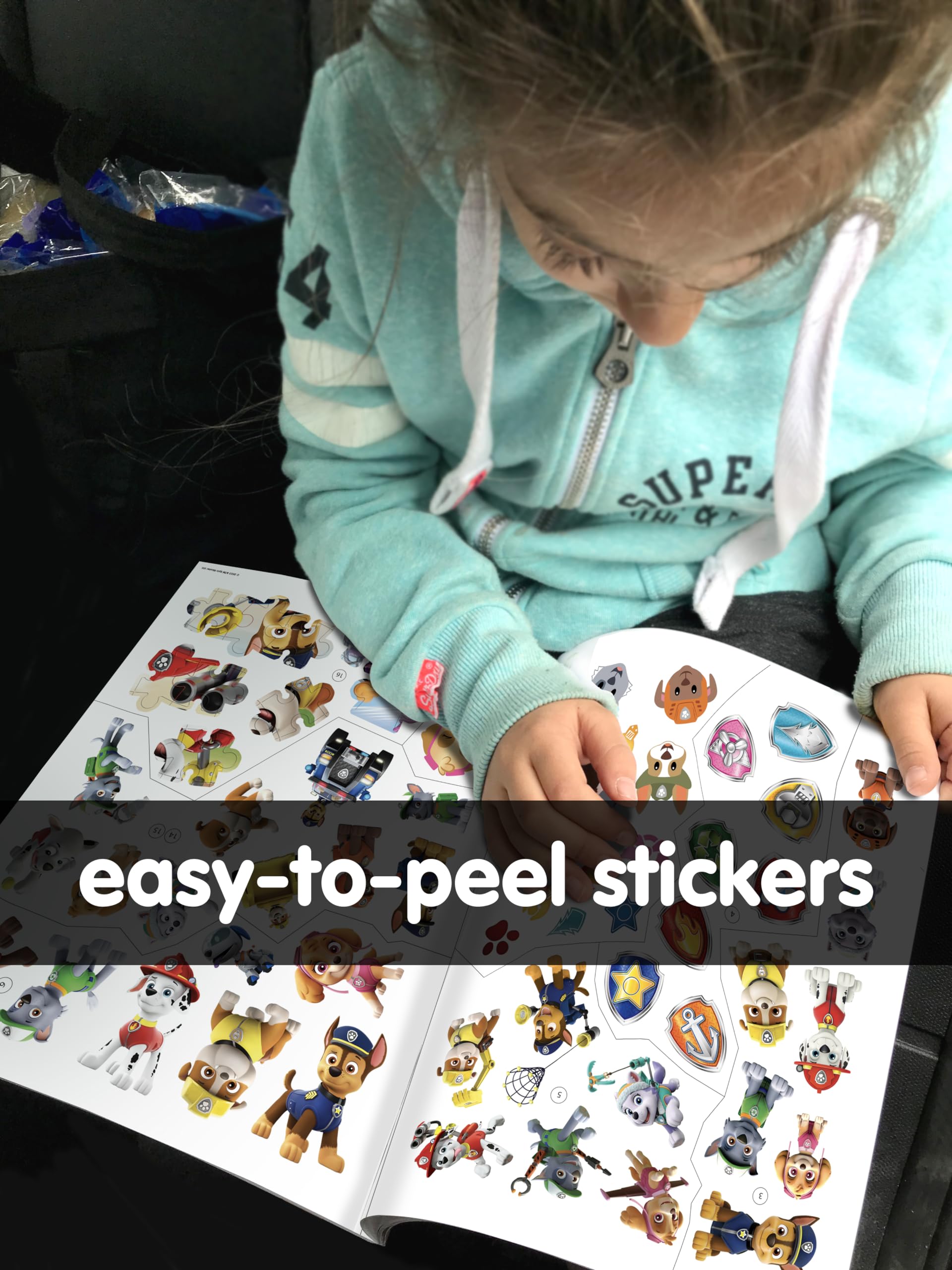 Nickelodeon Paw Patrol Sticker Book Treasury - 350 Reusable Stickers | Kids Edition | Ages 3+ 4