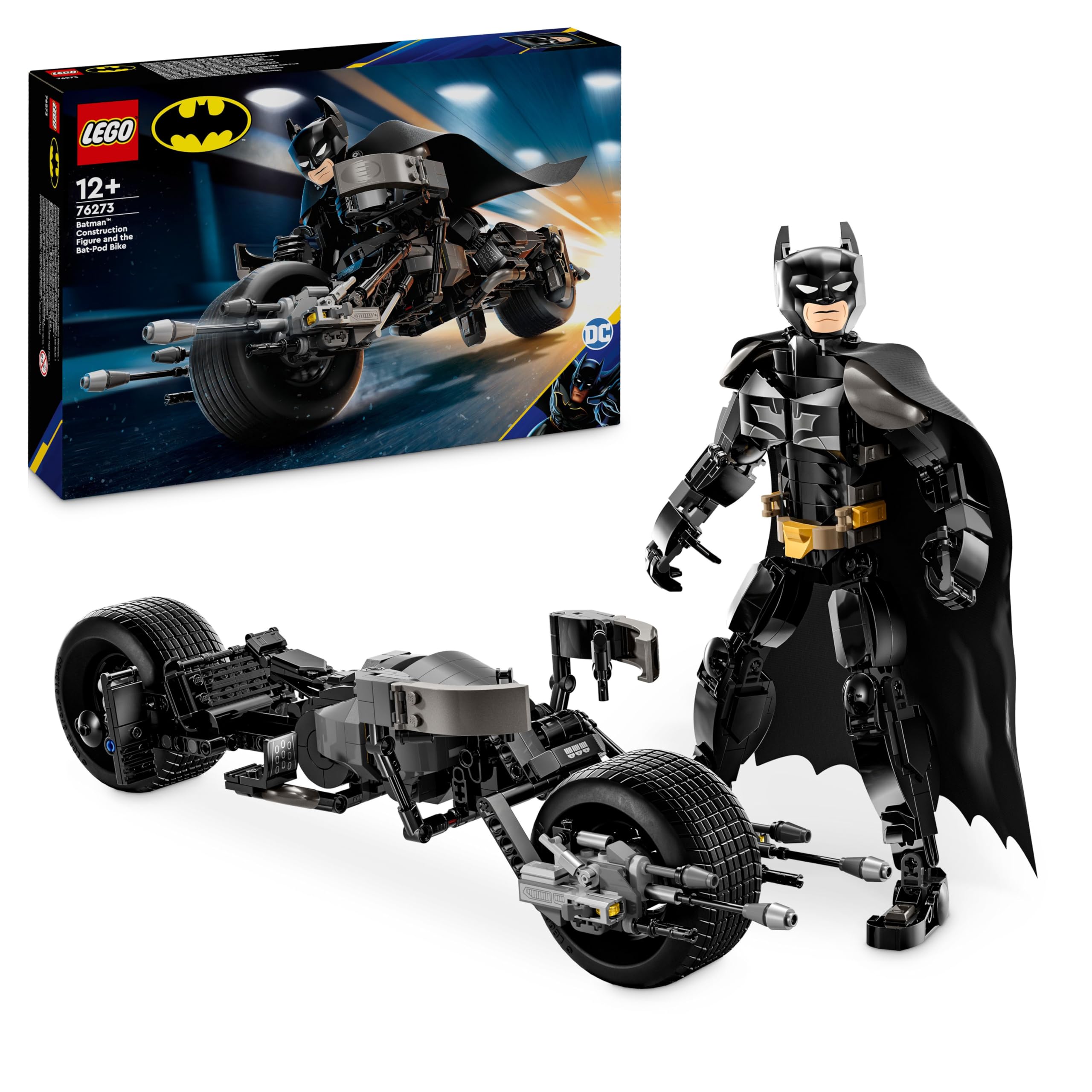 LEGO DC Batman Construction Figure & Bat-Pod Bike Set - Buildable Action Figure for Ages 12+ 8