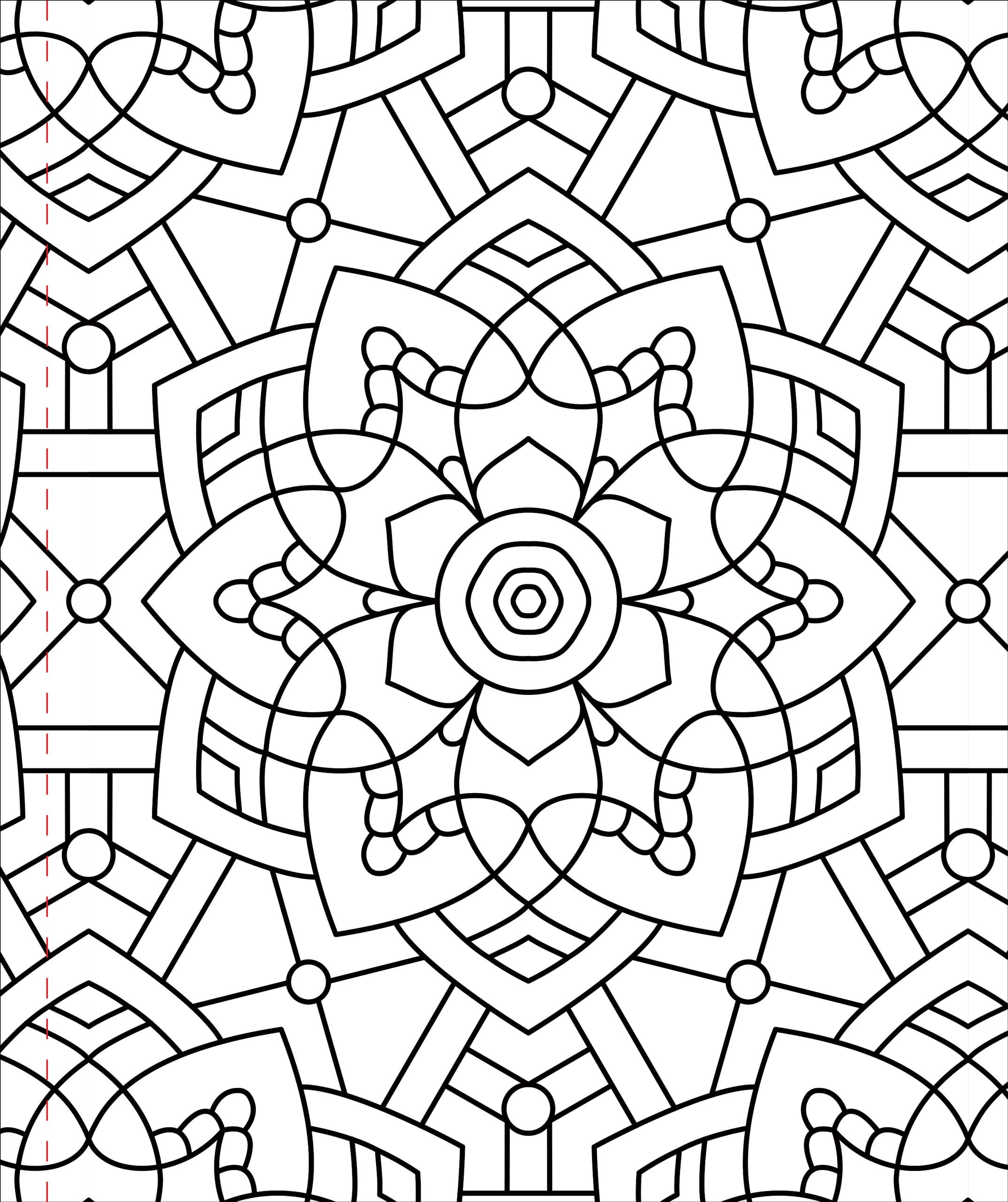 Peter Pauper Press Large Print Coloring Book - Color Me Calm | 50 Designs | Paperback 5
