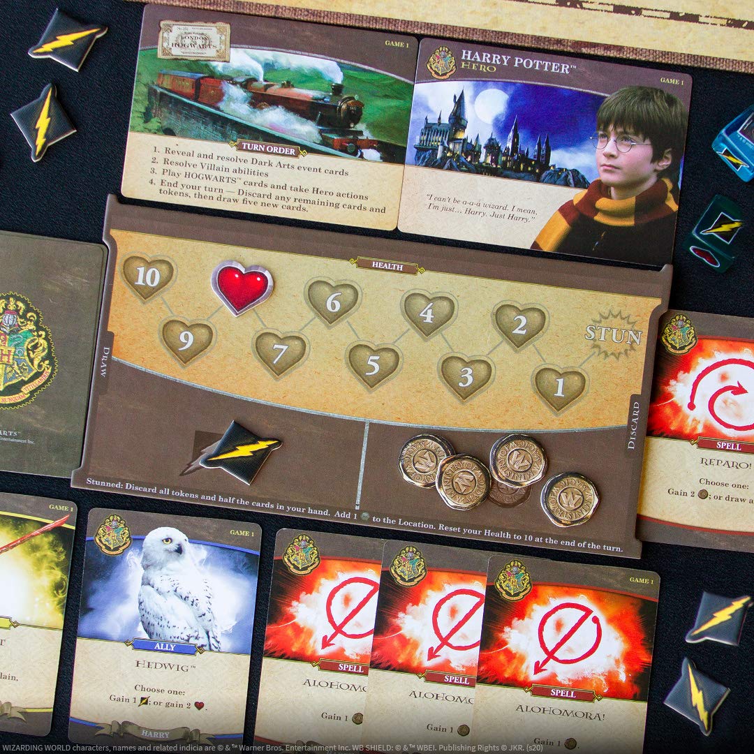 USAopoly Harry Potter: Hogwarts Battle Cooperative Deck-Building Board Game 12