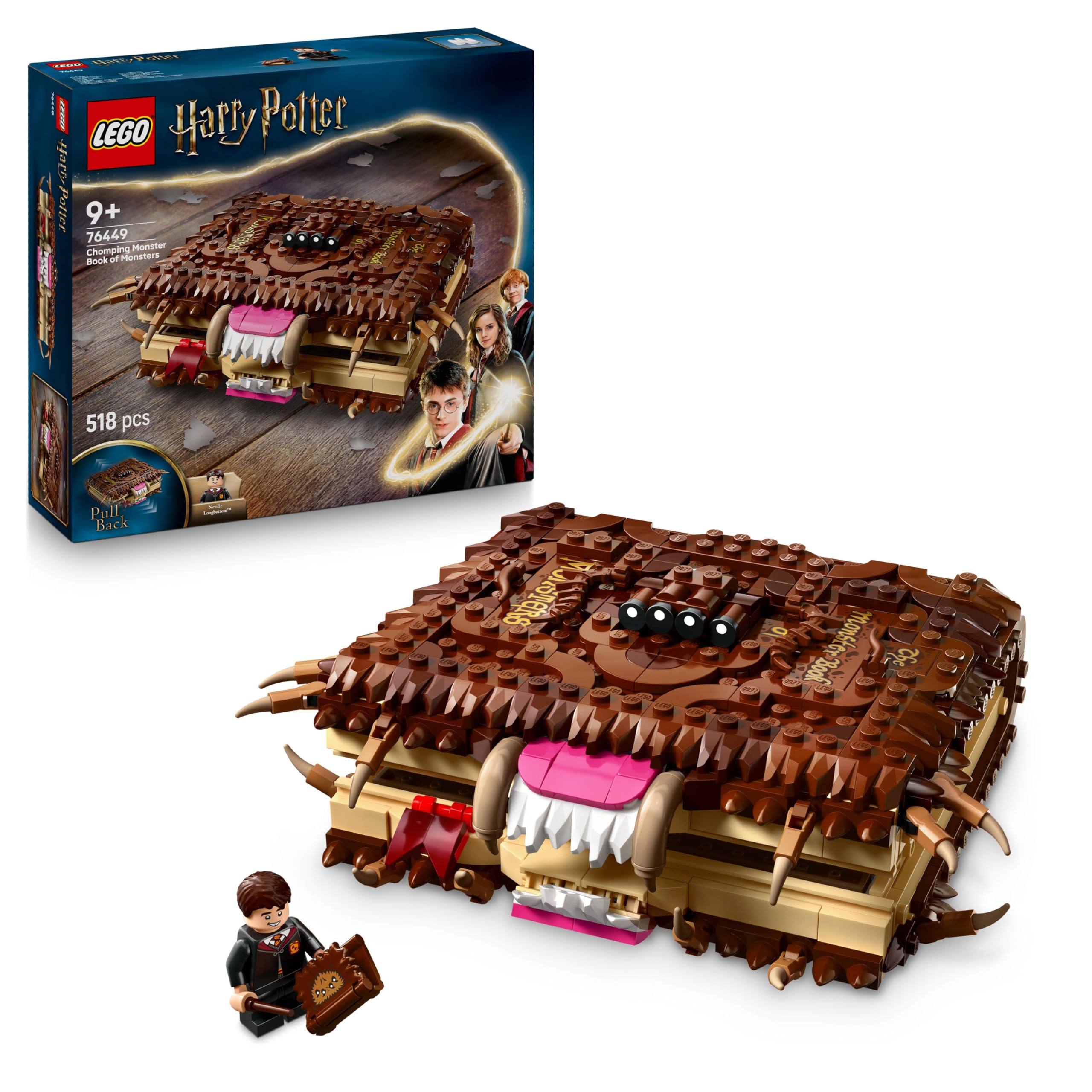 LEGO Harry Potter Chomping Monster Book of Monsters 76449 Building Set | Ages 9+