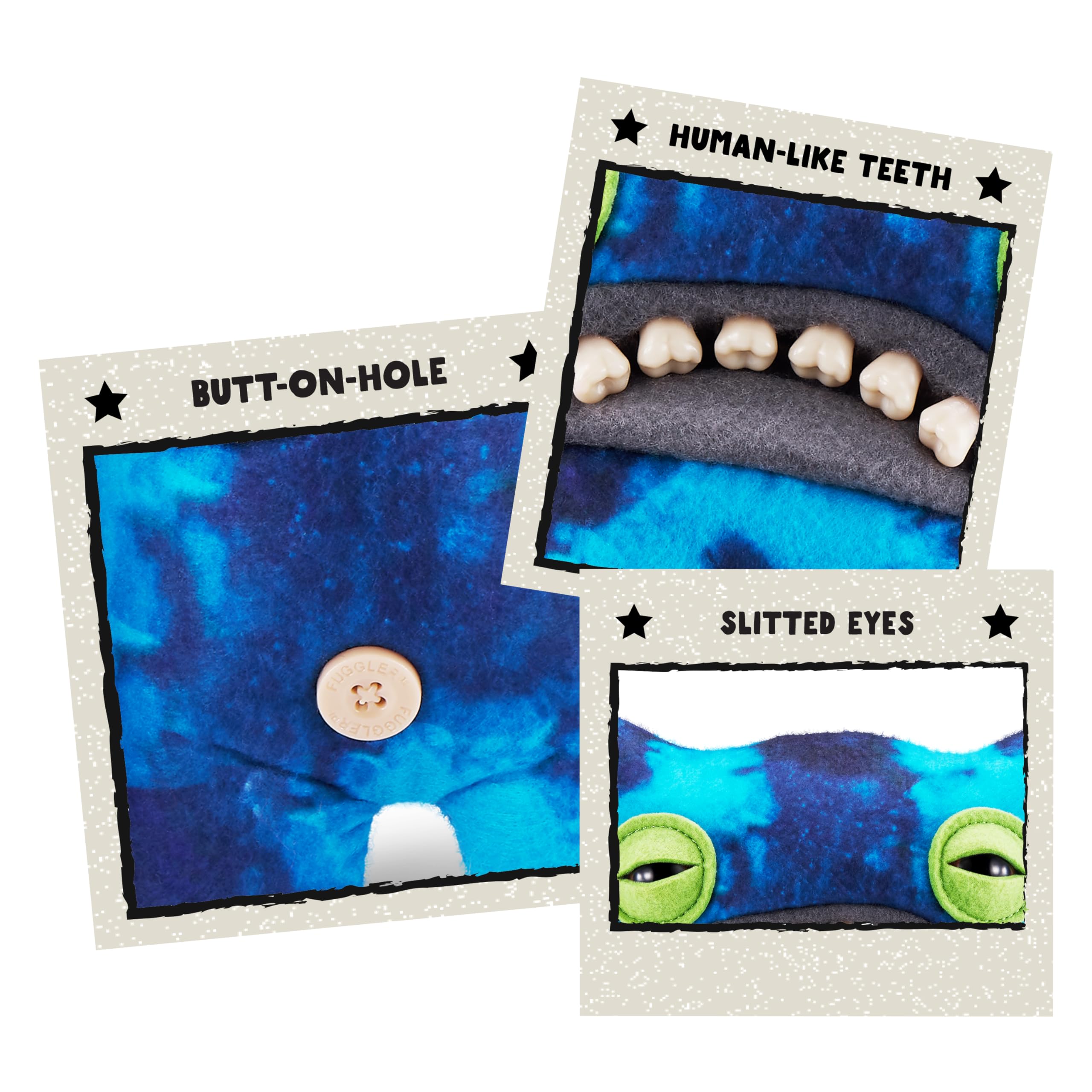 Fuggler Laboratory Misfits Funny Ugly Monster Plush Collectible Wide Eyed Weirdo 3