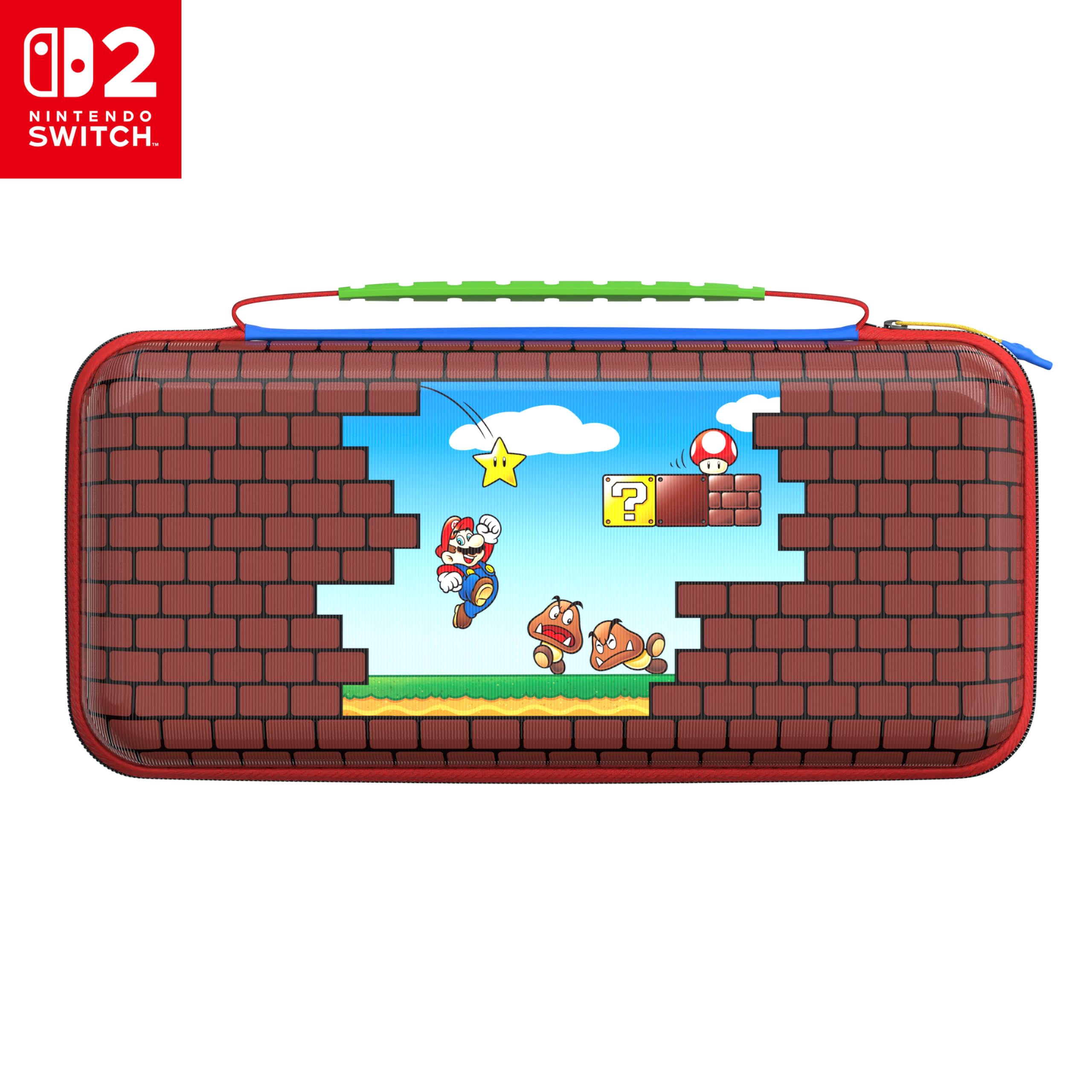 Mario Bricks PlayTrek Travel Case for Nintendo Switch 2, Switch & OLED Model