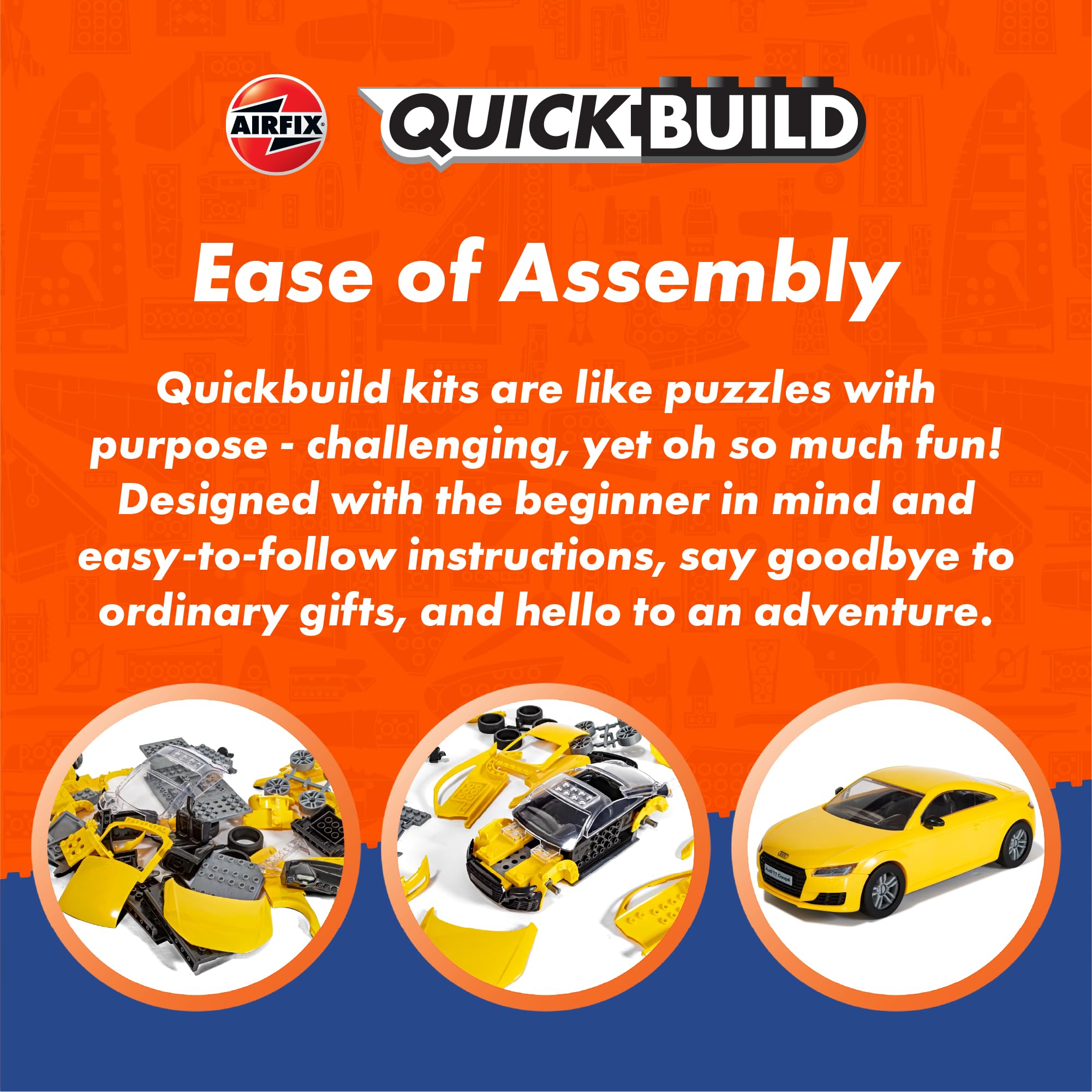 Airfix Quick Build Routemaster Bus Model Kit - Snap-Together Vehicle Building Set for Kids 6+ 4