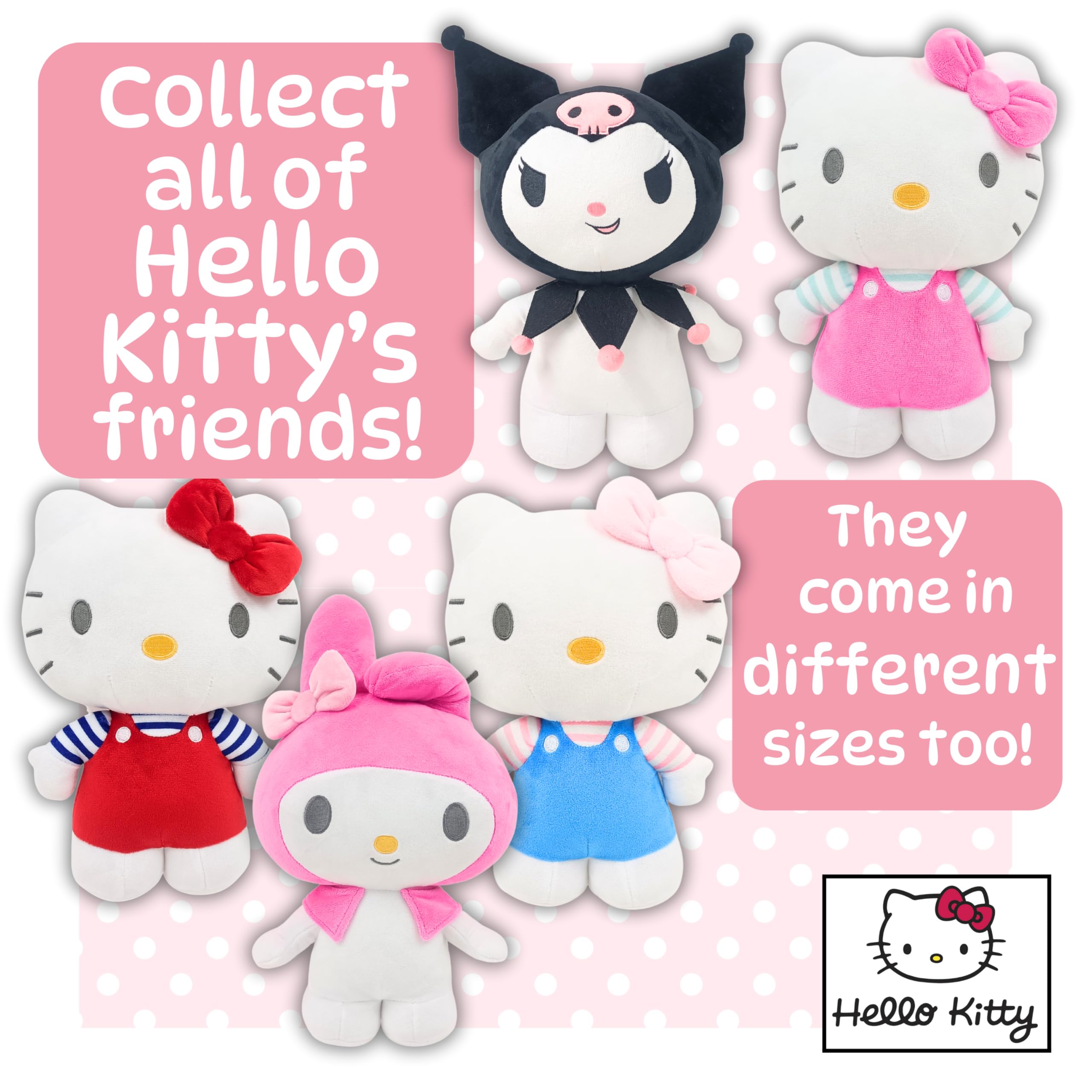 My Melody Plush 30cm - Official Sanrio Licensed Stuffed Animal for Kids & Collectors 6