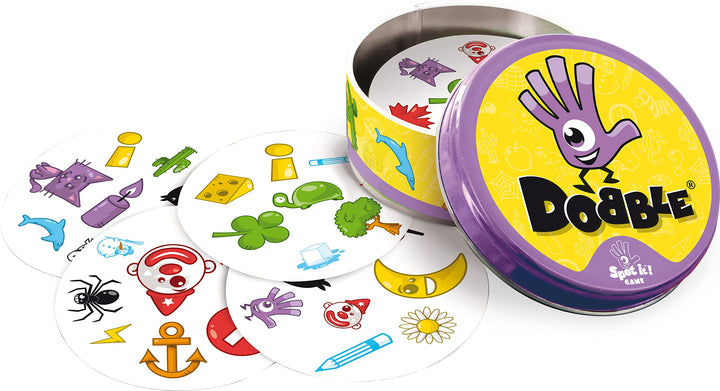 Asmodee Dobble Card Game for 2-8 Players, Ages 6+, 15-Minute Playtime (Pack of 2)