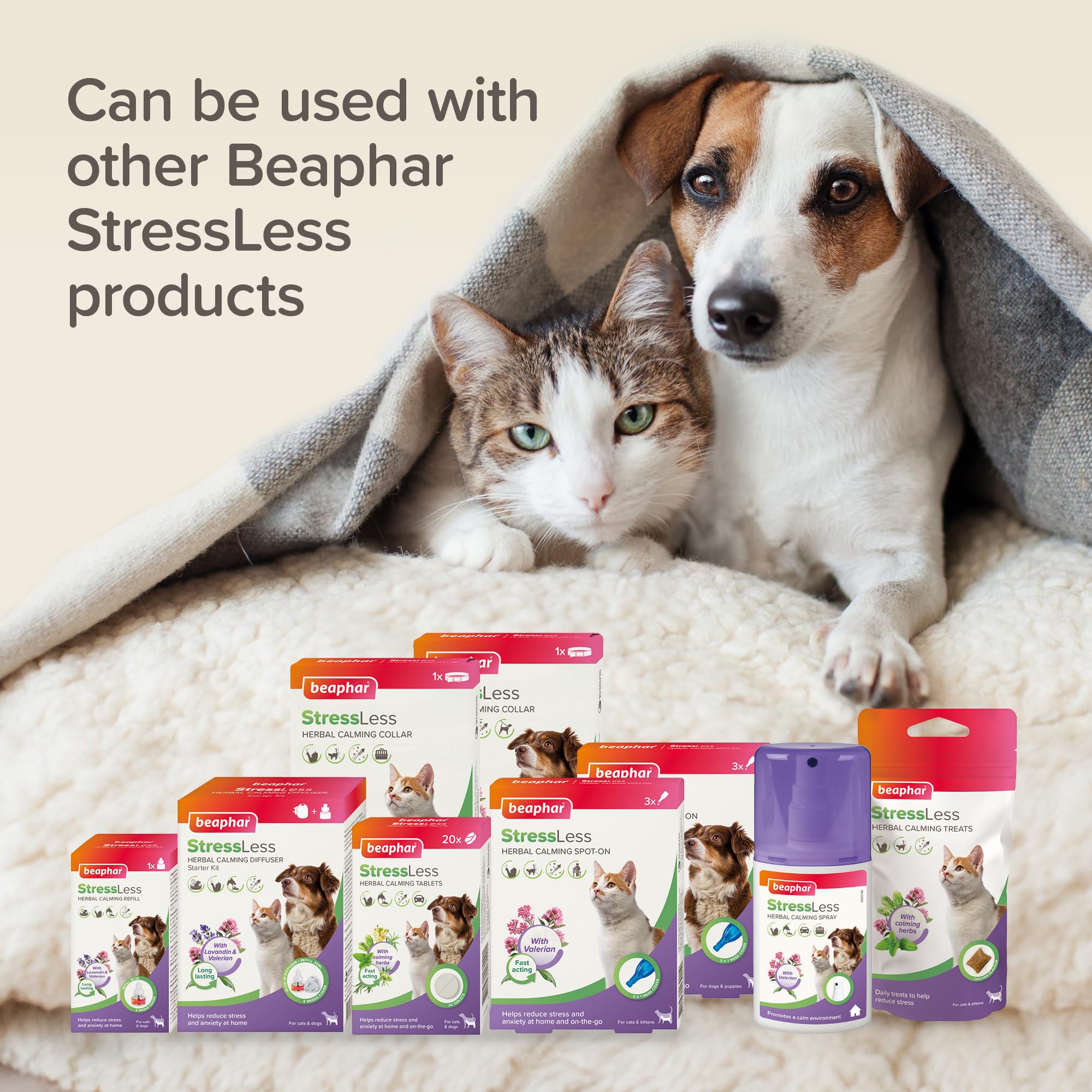 Beaphar StressLess Herbal Calming Spot-On for Cats - 3 Pipettes | Up to 1 Week Relief Per Application 8