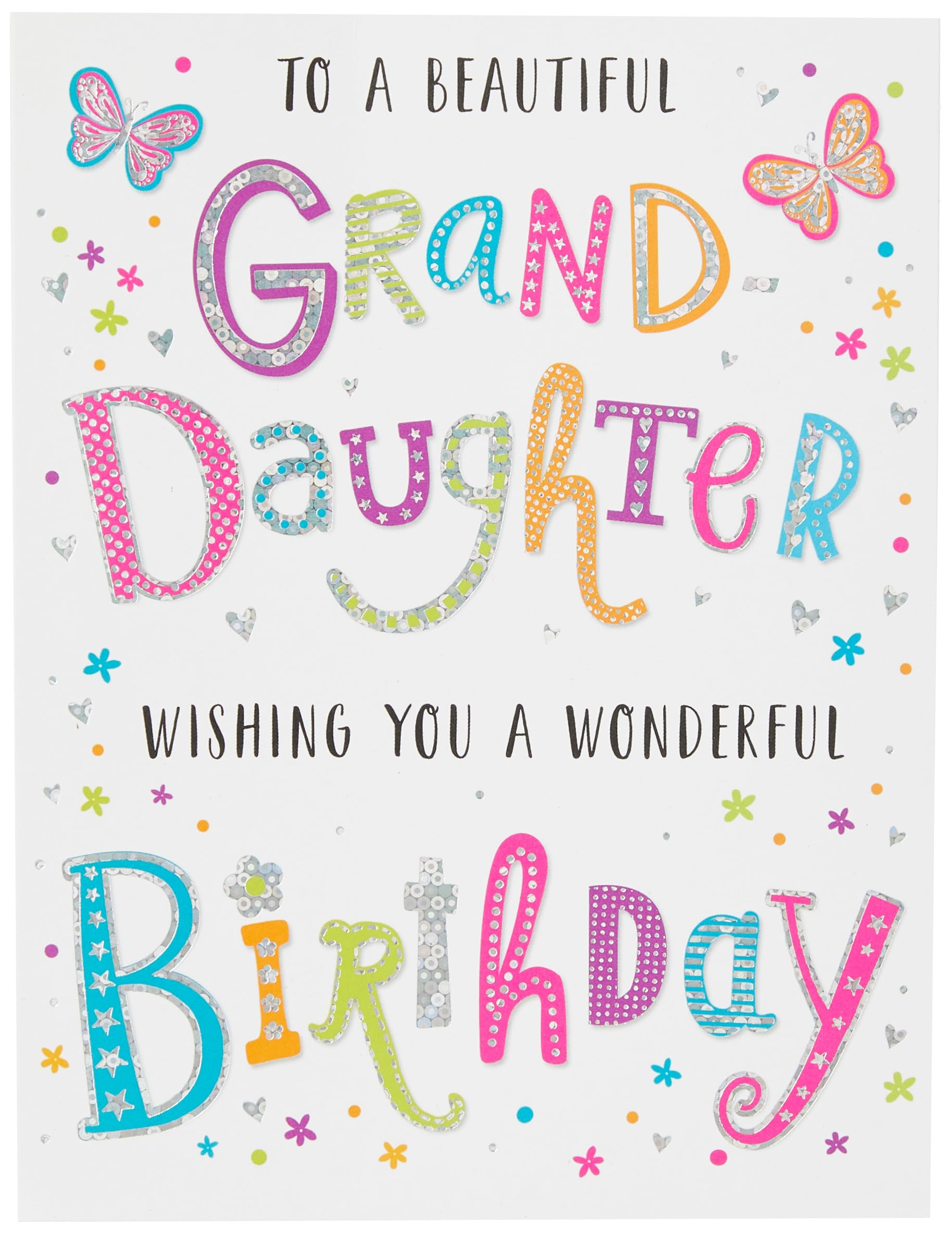 Piccadilly Greetings Granddaughter Birthday Card C80661 | 8 x 6 Inches | Made in the UK 1
