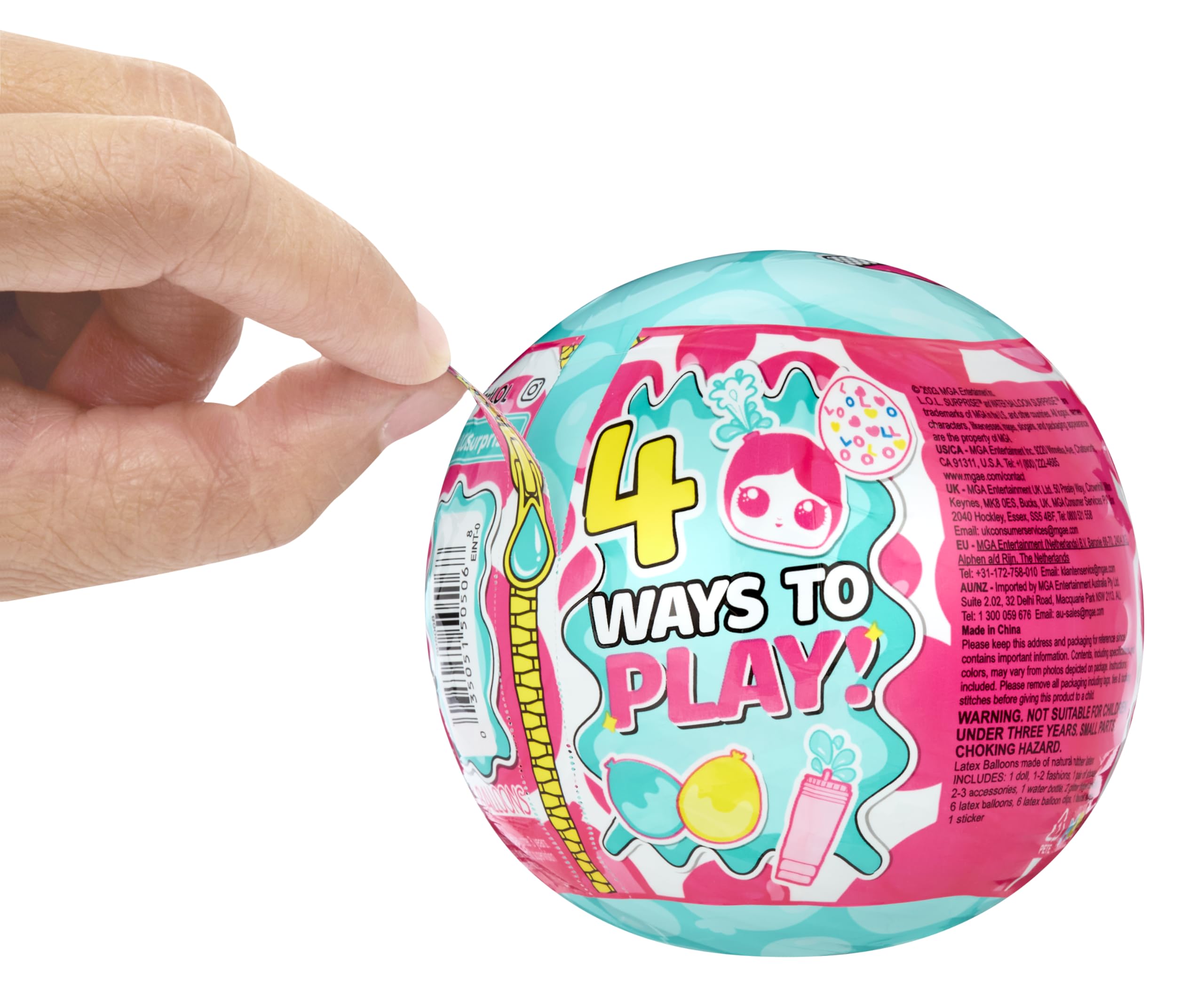 L.O.L. Surprise! Water Balloon Surprise Doll Playset | Water Play & Glitter Balloons | Ages 3+ 2