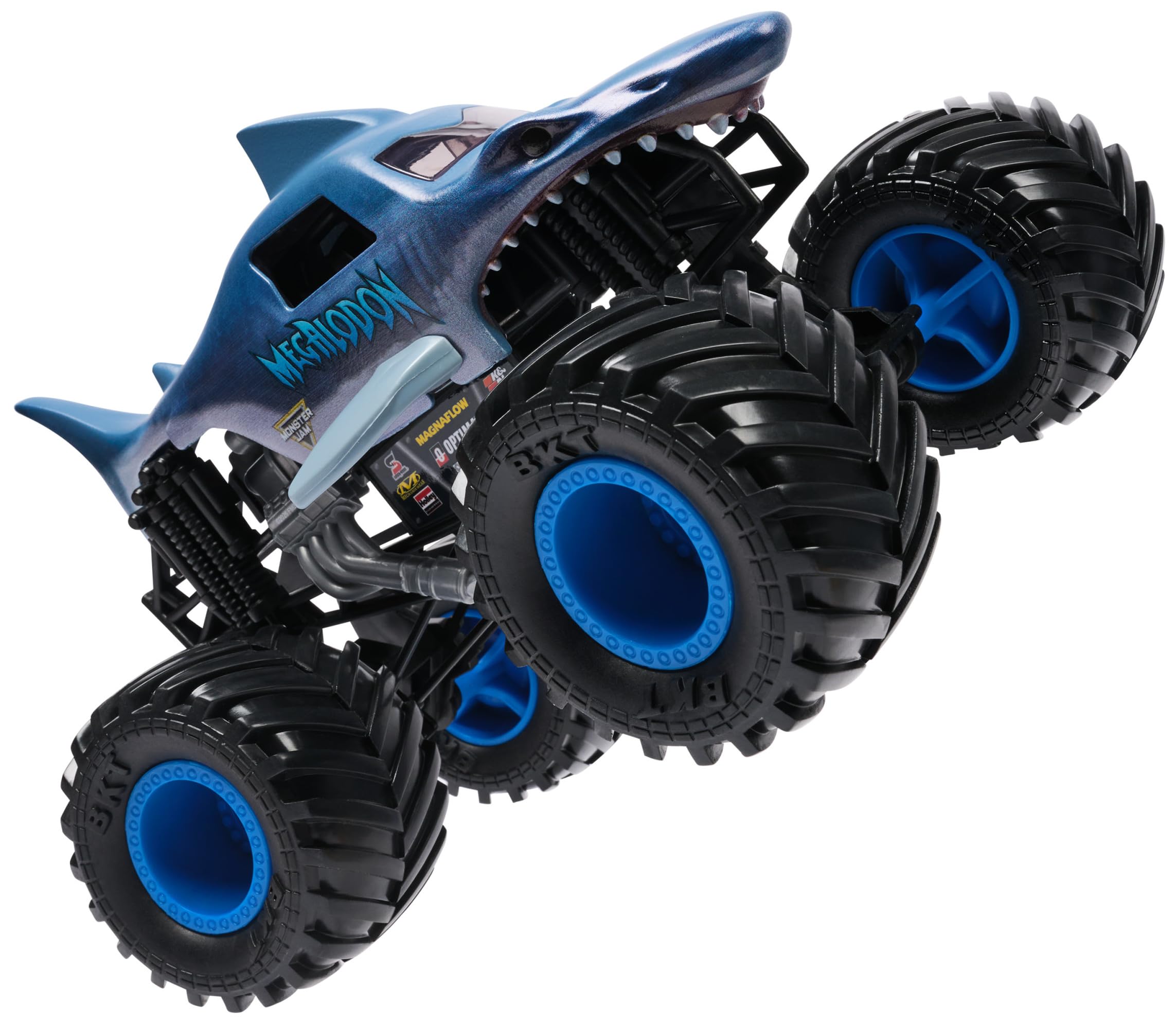 Monster Jam Megalodon Monster Truck - 1:24 Scale Die-Cast Vehicle | Working Suspension 4