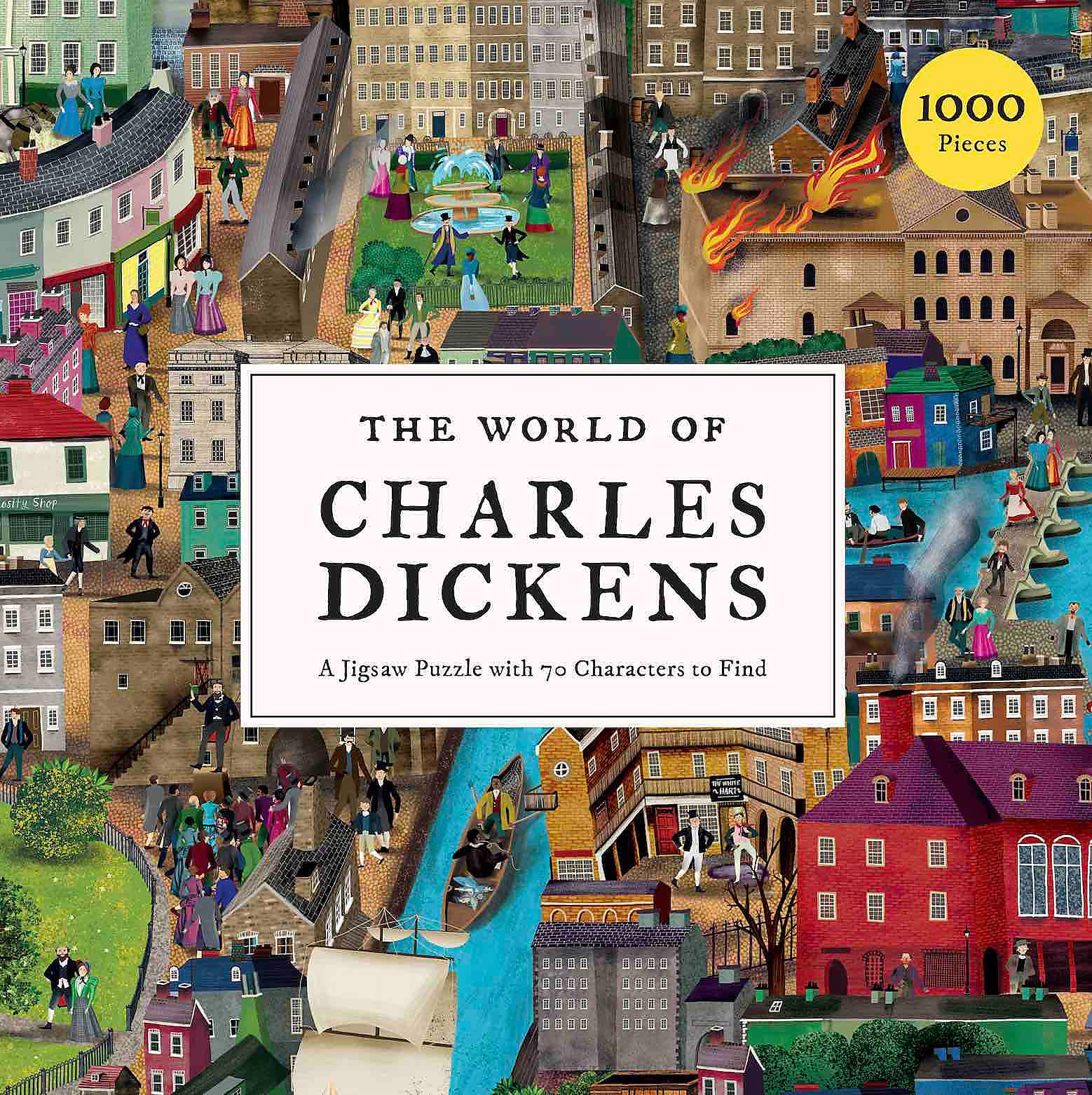 The World of Charles Dickens: 1000 Piece Puzzle - Intricate Literary Jigsaw for Adults & Teens