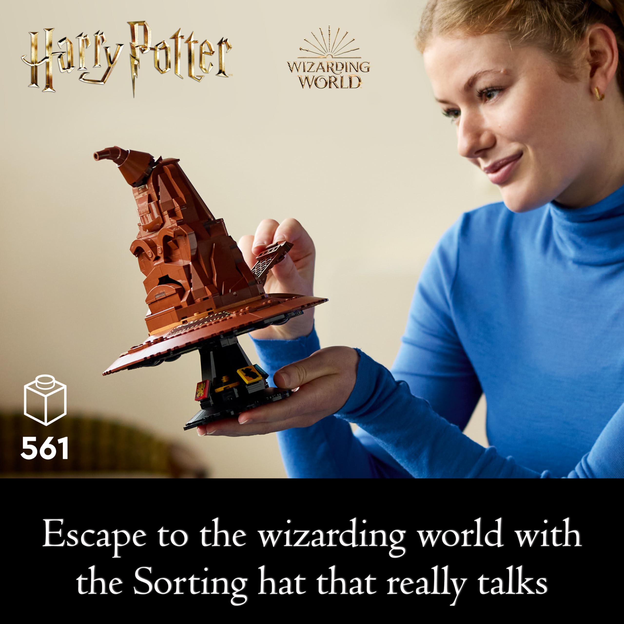 LEGO Harry Potter - Hogwarts Talking Sorting Hat Model Kit (76429) 7