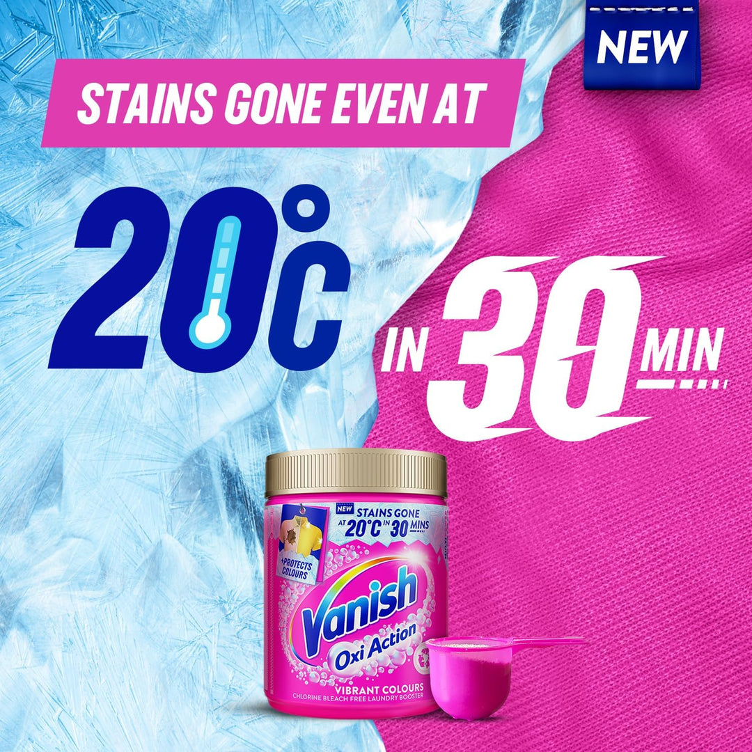 Vanish - Gold Oxi Action Stain Remover and Laundry Booster Powder for Colours 1.5kg