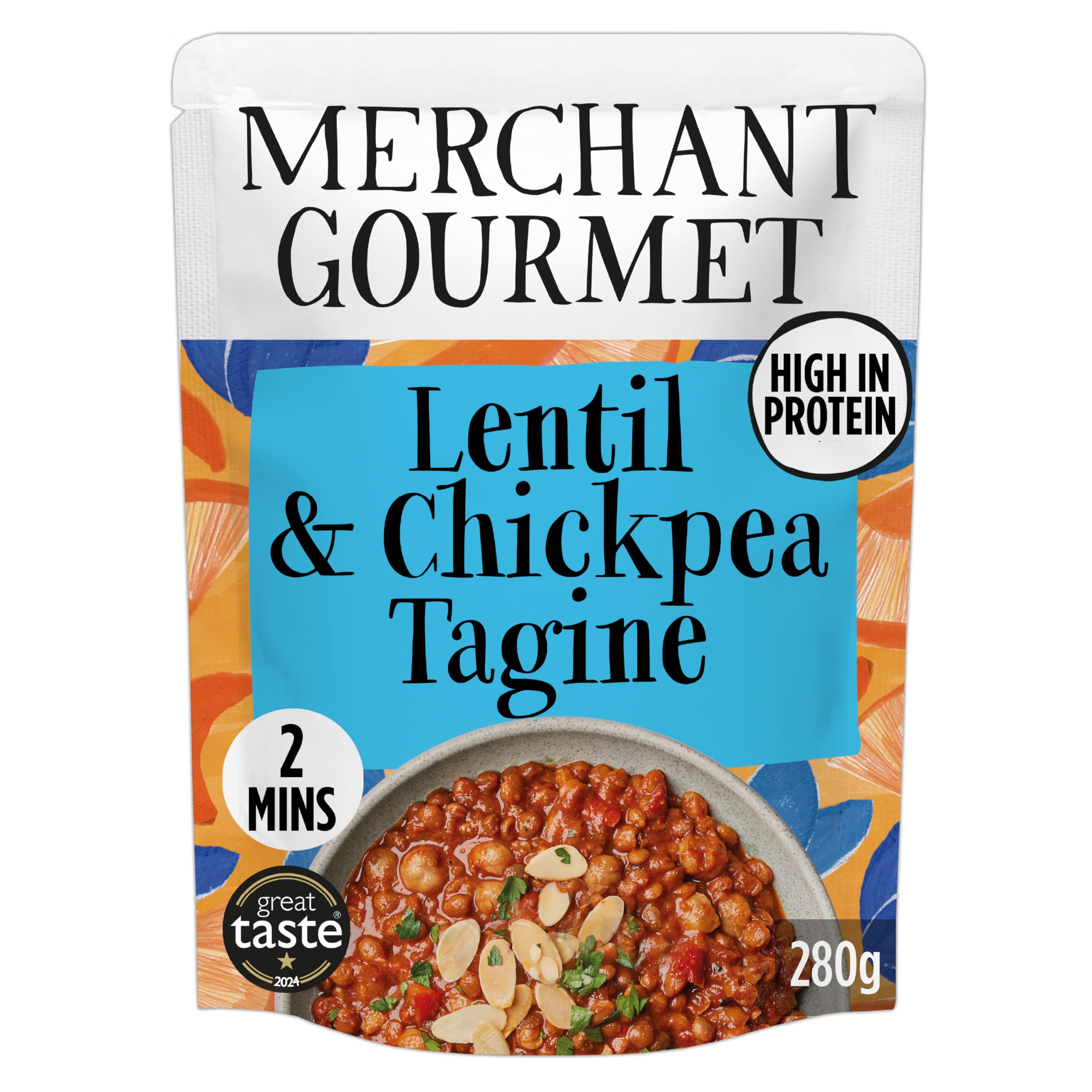 Merchant Gourmet Lentil & Chickpea Tagine with Ras El Hanout - High Protein & Fibre | 6 x 280g Pouches 2