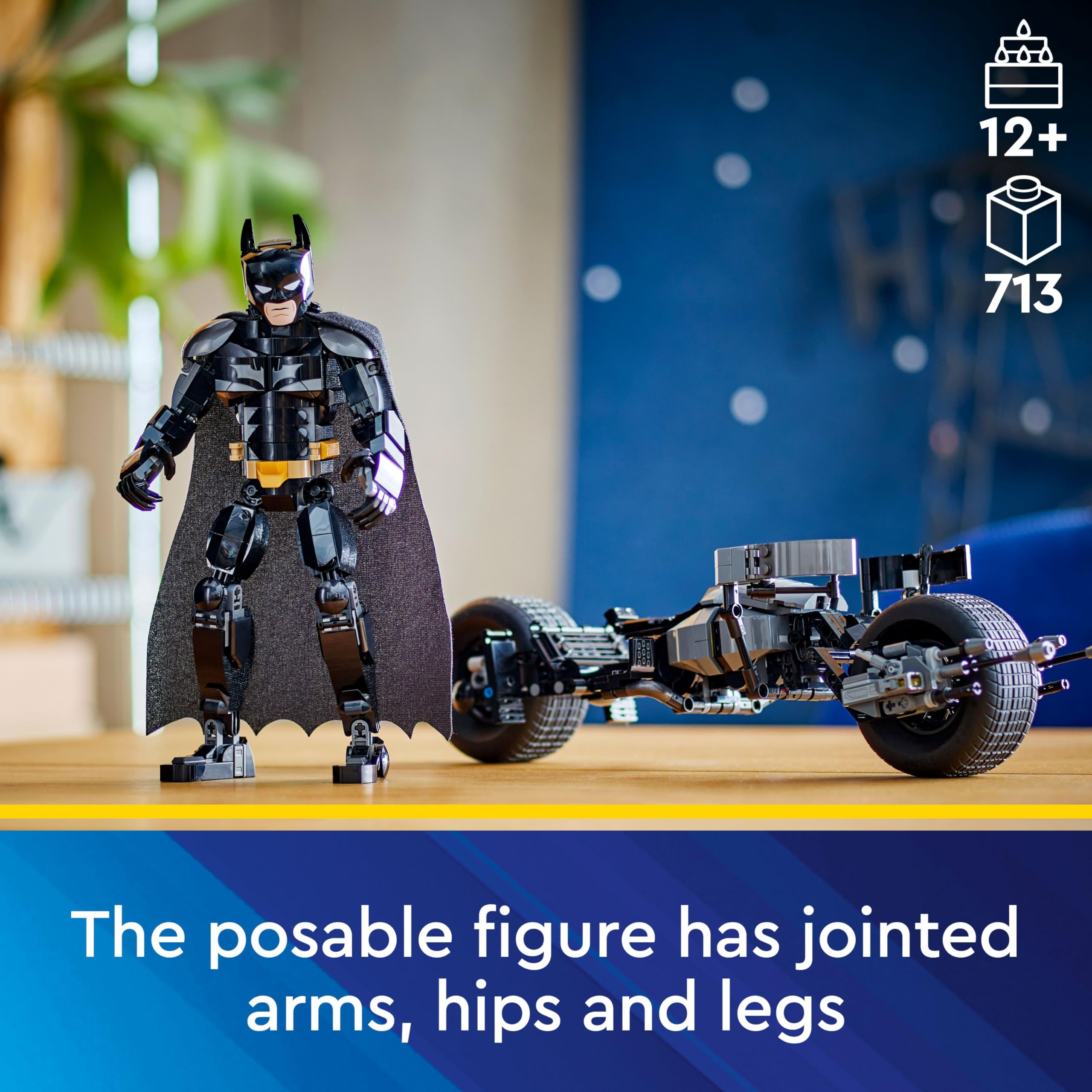 LEGO DC Batman Construction Figure & Bat-Pod Bike Set - Buildable Action Figure for Ages 12+ 10