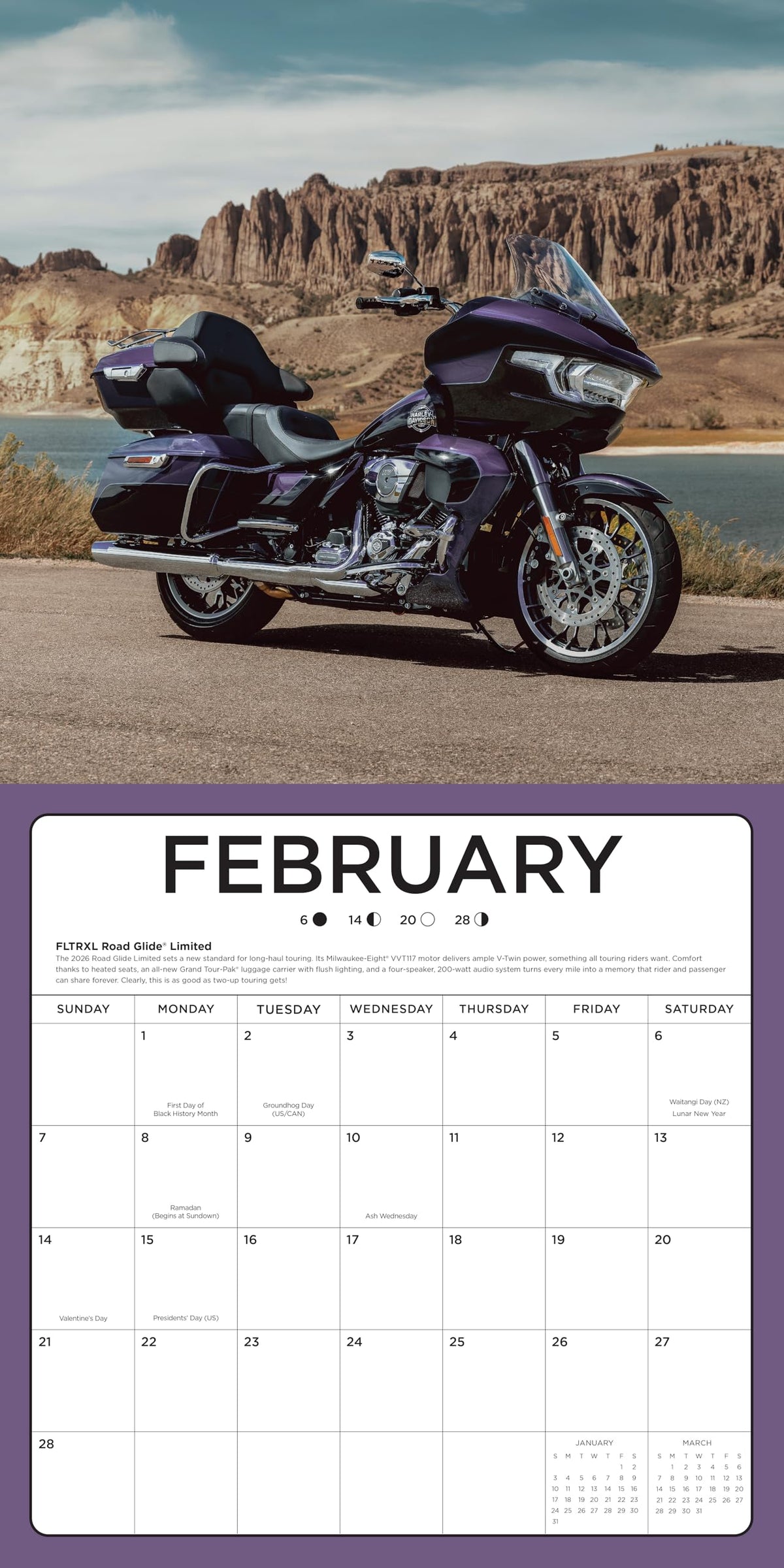 Harley-Davidson 2027 Wall Calendar - 16-Month (Sept 2026-Dec 2027) | 12x12 Inch | Motorbooks