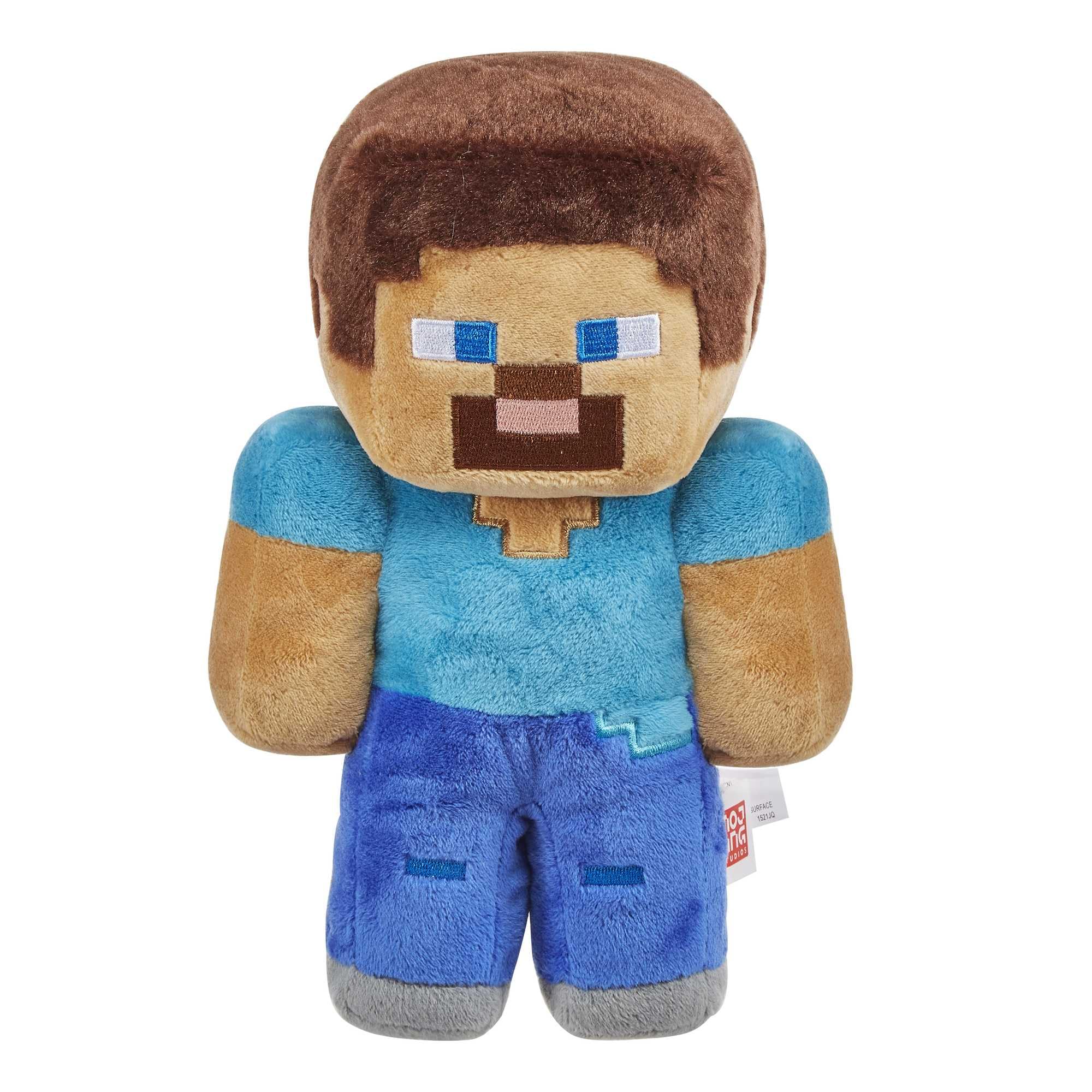 Mattel Minecraft Steve Plush - 8 Inch Soft Doll | Polyester | Ages 3+ 1
