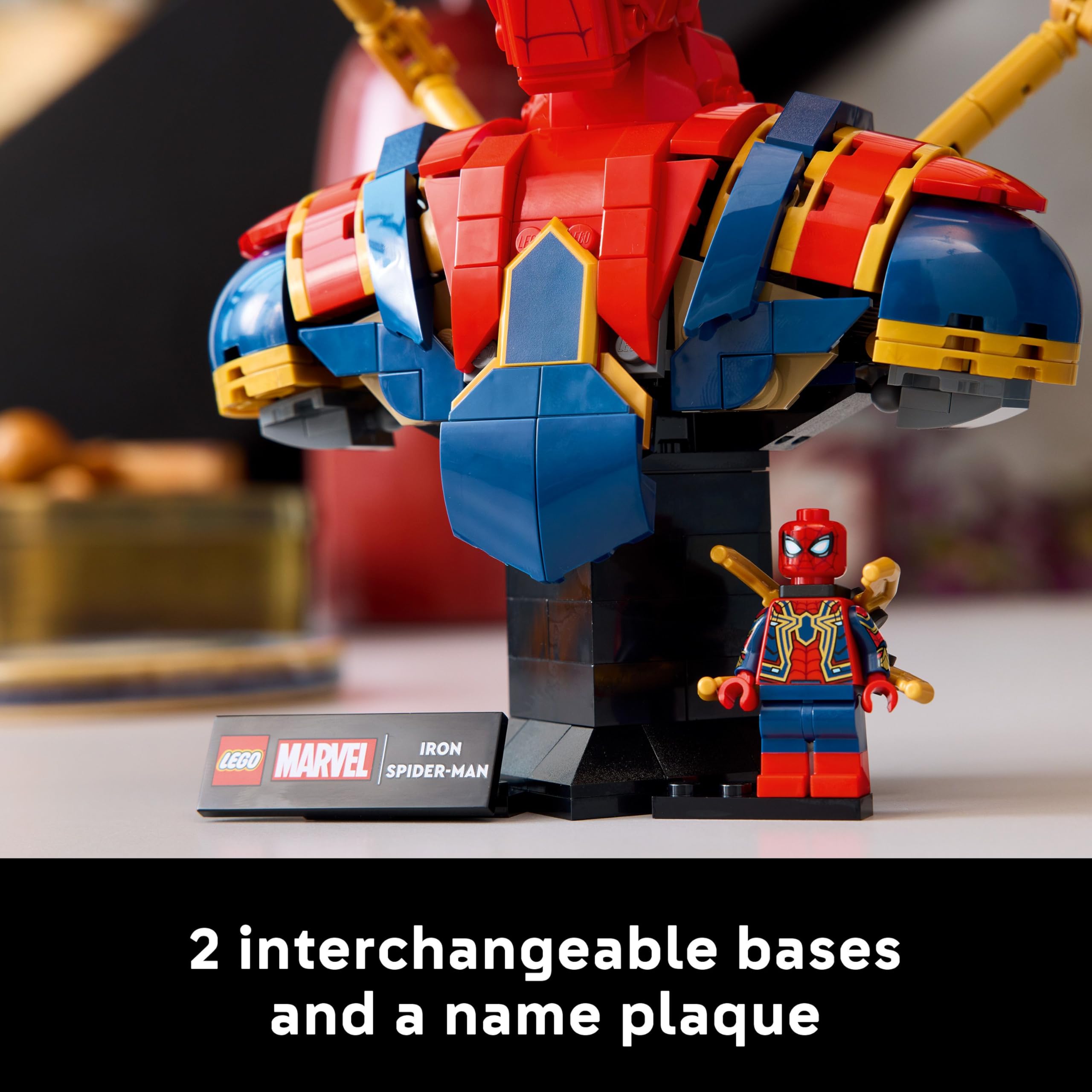 LEGO Marvel 76326 Iron Spider-Man Bust - Display Model Building Set for Adults 18+ 7