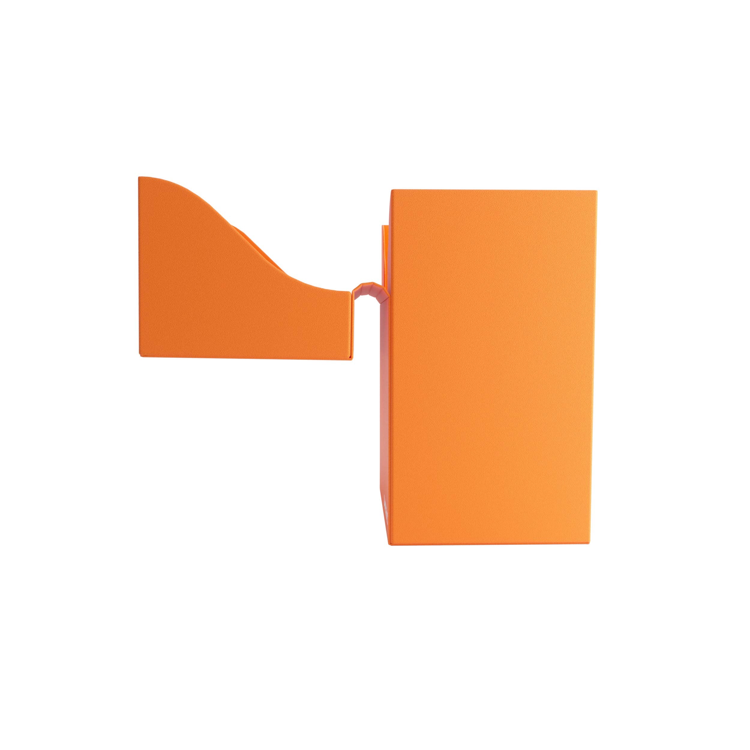 Gamegenic 80-Card Deck Holder - Orange | Self-Closing Lid | Acid-Free Storage 7