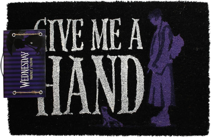 SD TOYS Wednesday Give Me a Hand Doormat - Coconut Fibre and PVC - 60 x 40 cm (SDTMGM25967)