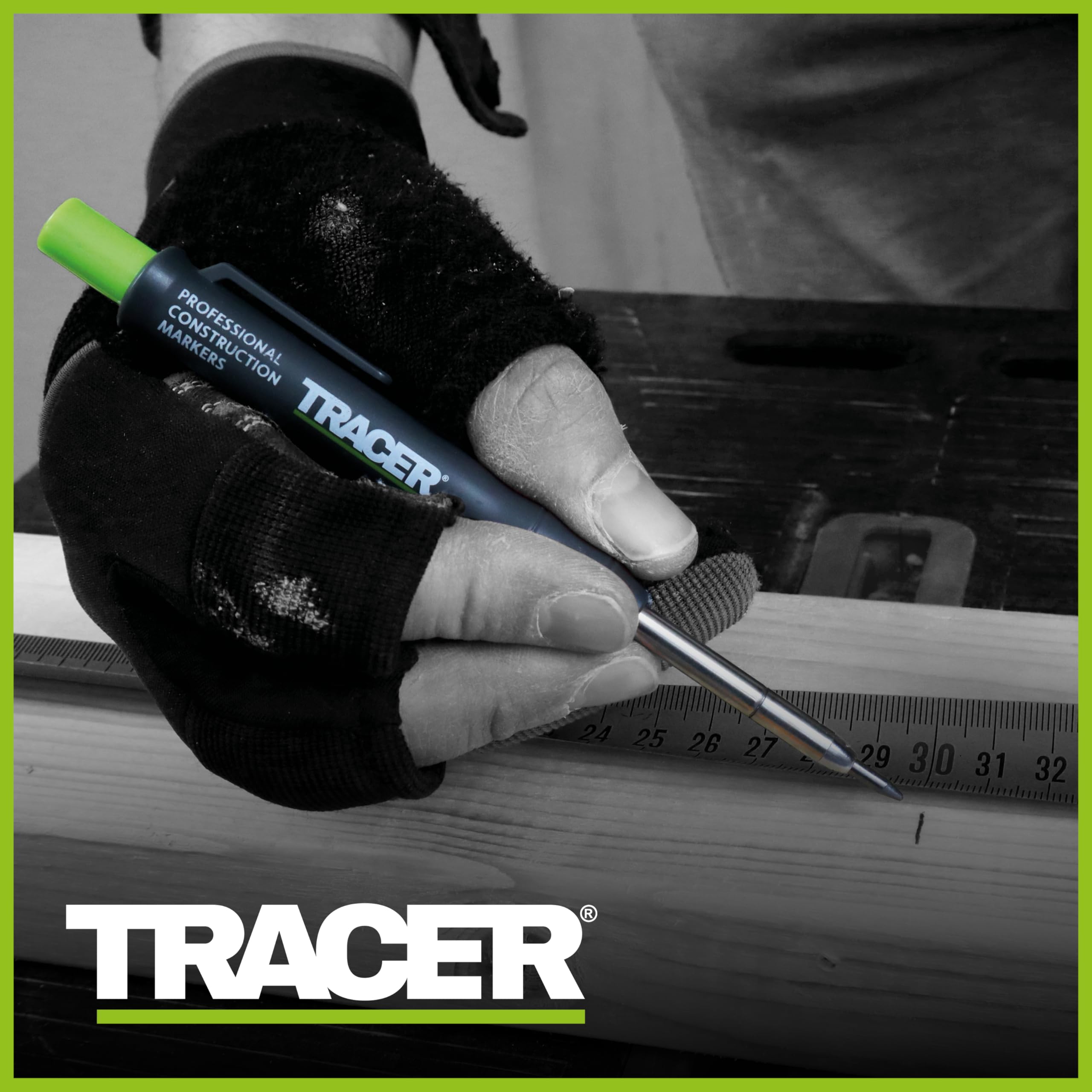 Tracer 2.8mm Graphite Mechanical Pencil Leads - 12 Pack, 2B Hardness | Water Resistant 7
