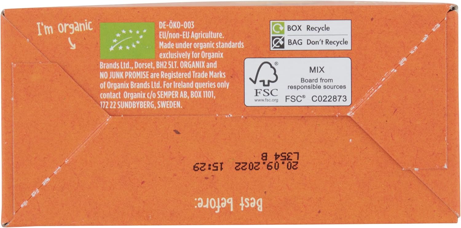 Organix Mini Gingerbread Men Organic Toddler Snack Biscuits Multipack, No Added Salt, 500g 3