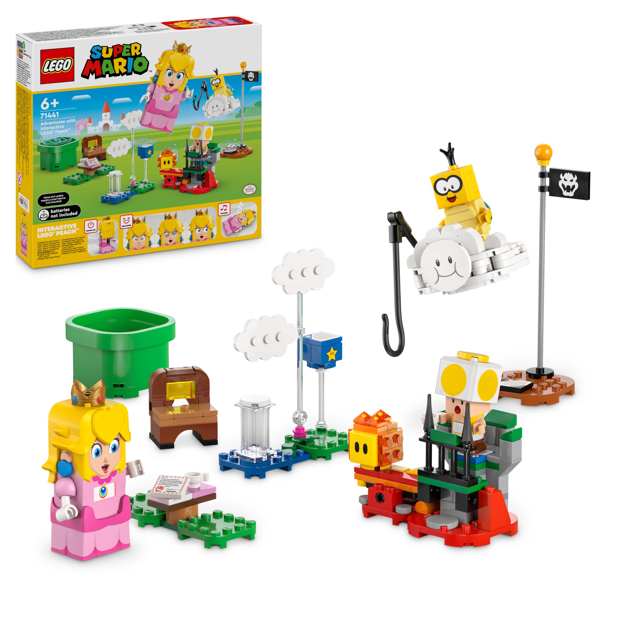 LEGO Super Mario Adventures with Interactive Peach Building Set | Model 71441 | Ages 6+