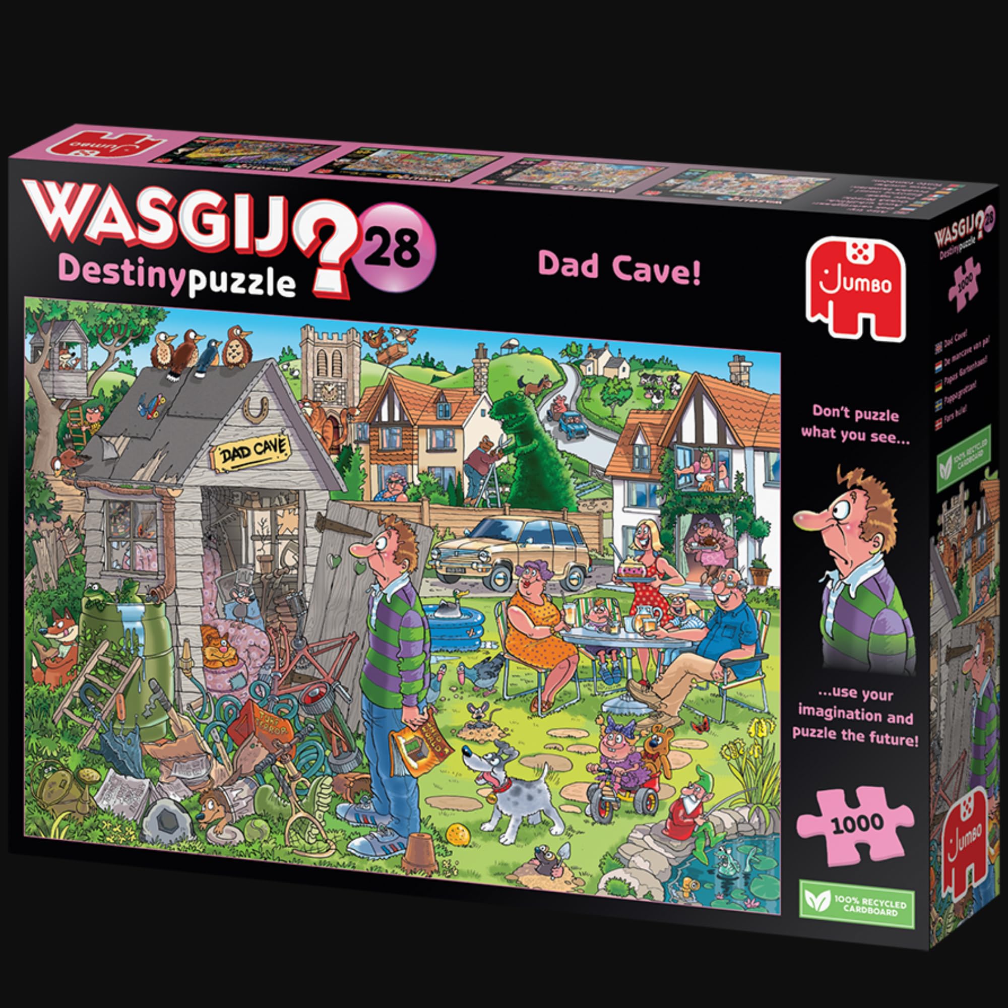 Wasgij Destiny 28: Dad Cave - 1000 Piece Puzzle for Adults 6