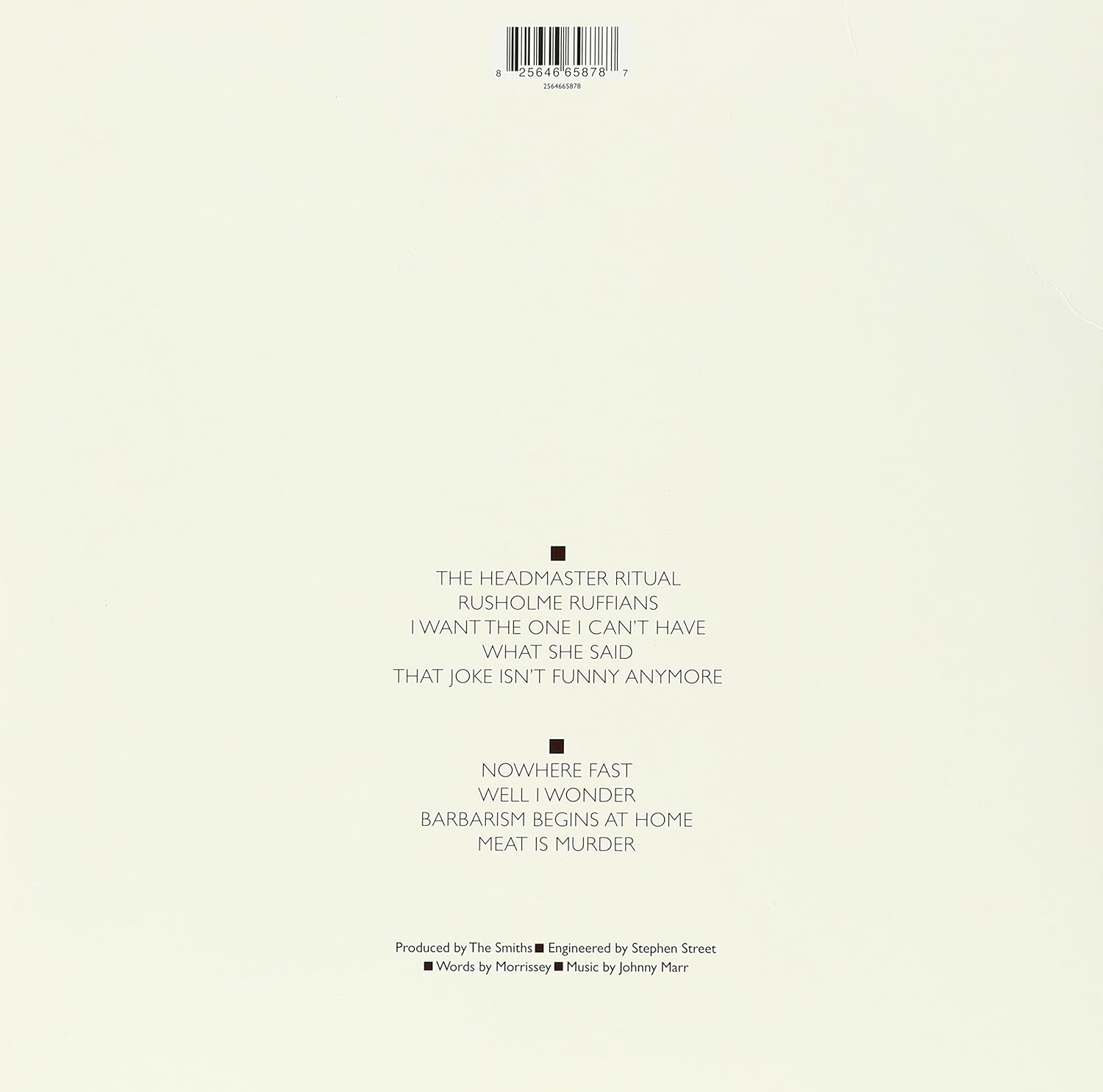 The Smiths - Meat Is Murder Audio CD