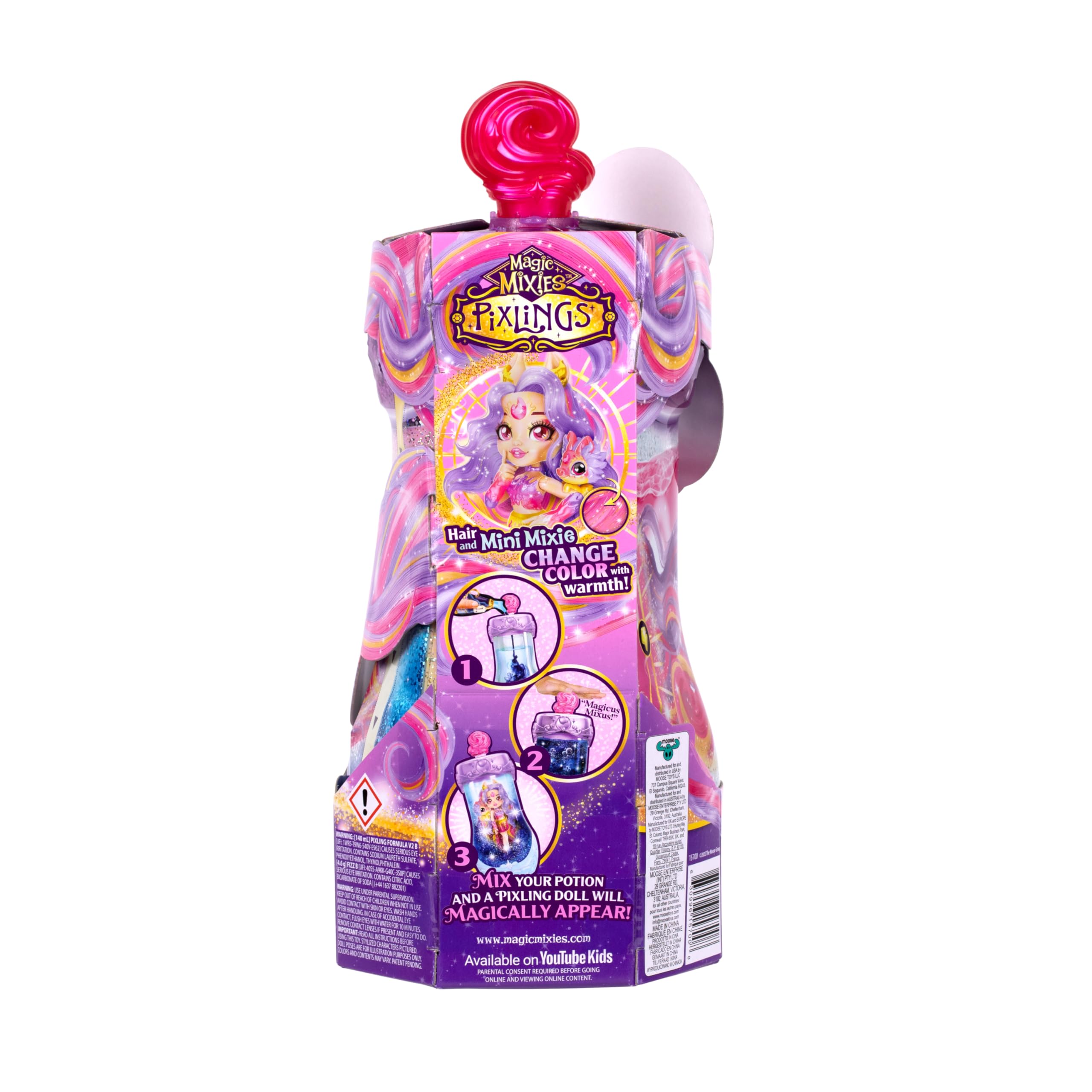 Magic Mixies Pixlings Deluxe Pack - Pippa the Firehorse with Shimmer Reveal & Mini Mixie 15
